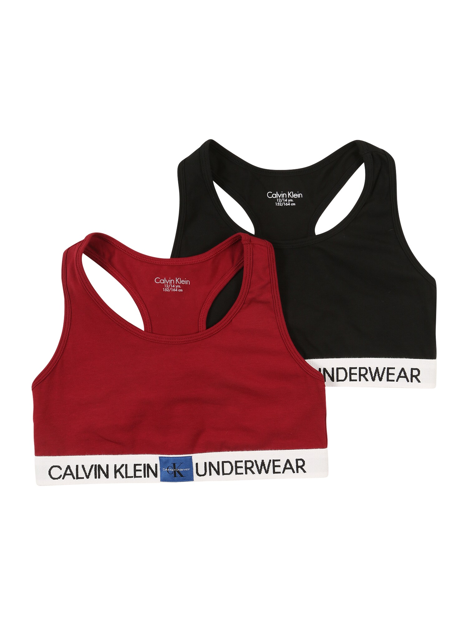 Calvin Klein Underwear Liemenėlė  juoda / vyno raudona spalva