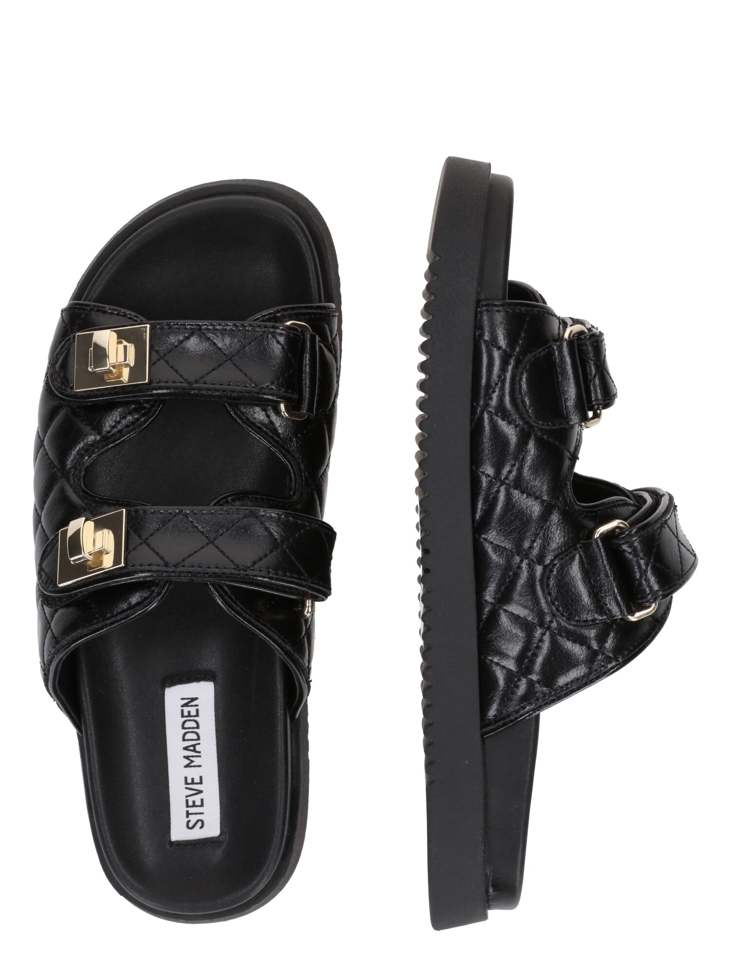 STEVE MADDEN Papucs 'Schmona-CN'  arany / fekete termék 2. képe