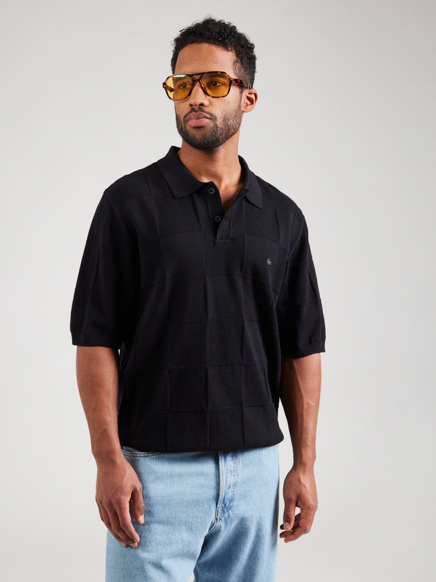 Carhartt WIP Póló 'Checker'  fekete termék 2. képe