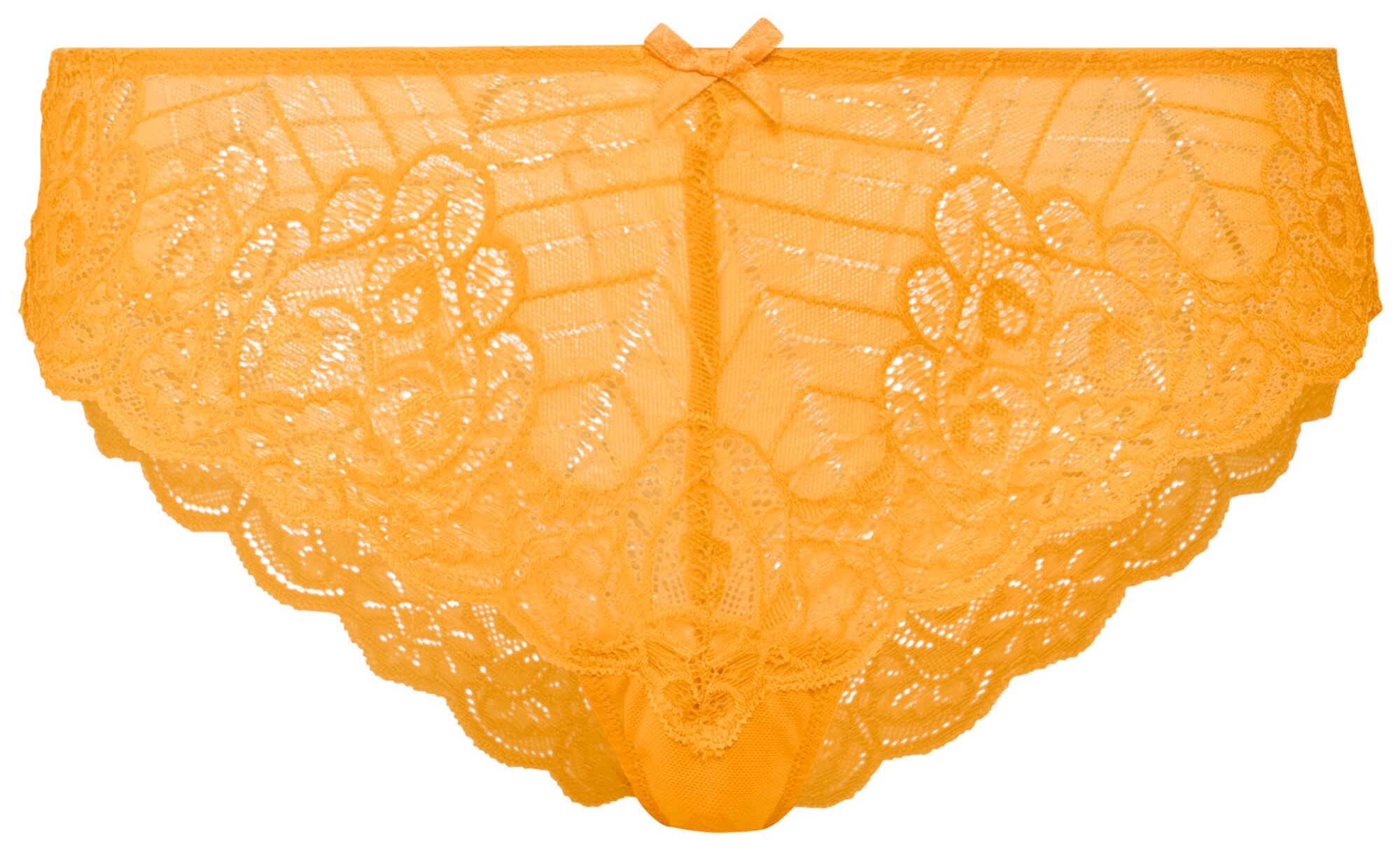 LASCANA Moteriškos kelnaitės 'LS Bikini Lace 1x'  geltona