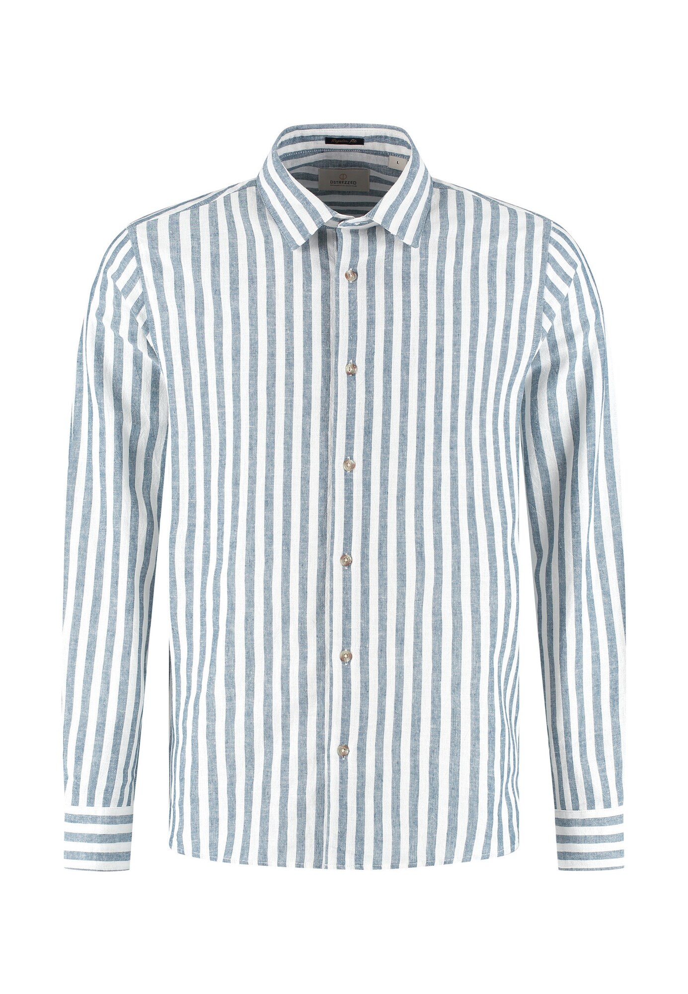 Dstrezzed Overhemd 'Philip' Blauw / Wit