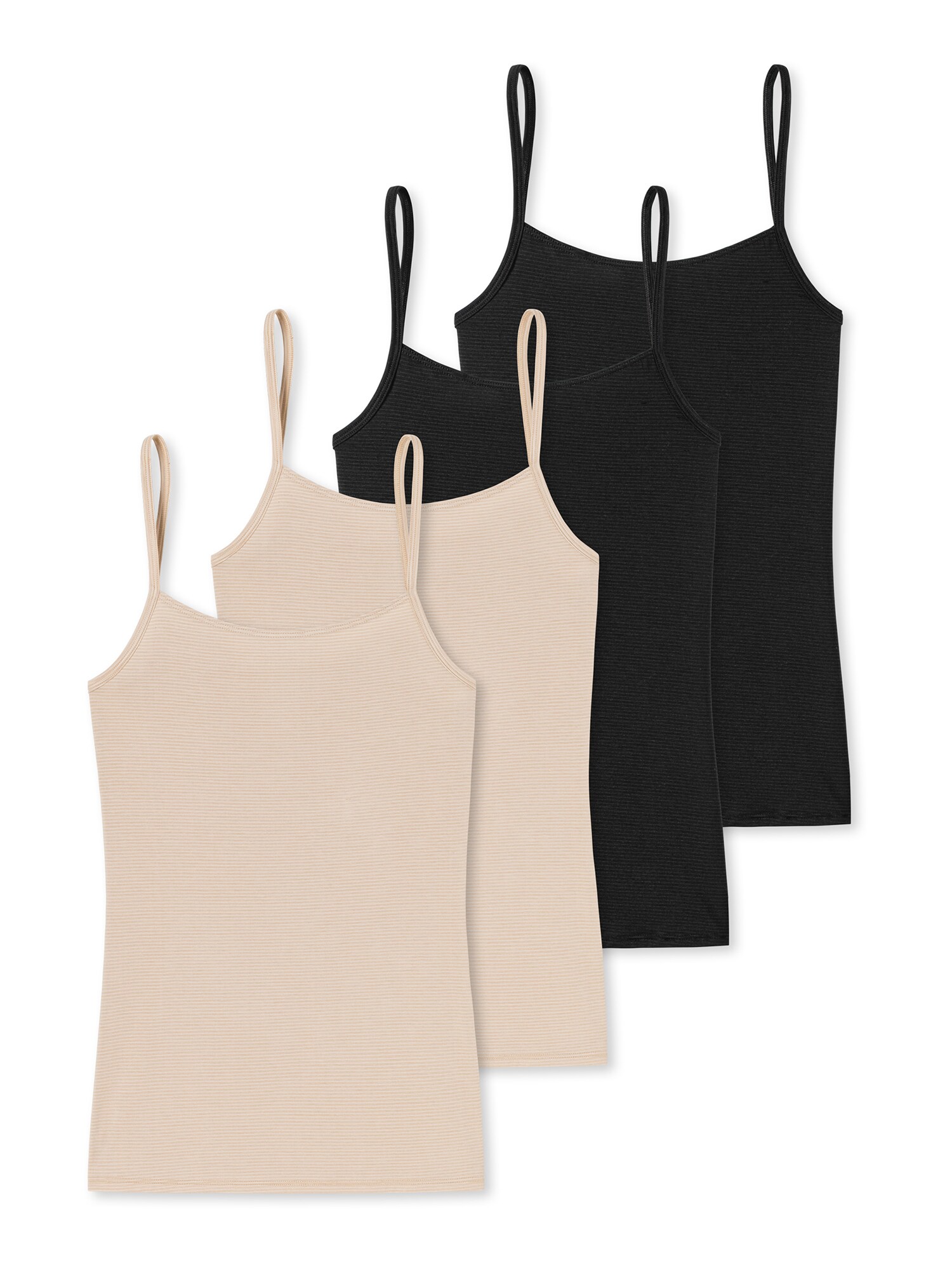 SCHIESSER Camiseta térmica 'Essentials'  beige / negro