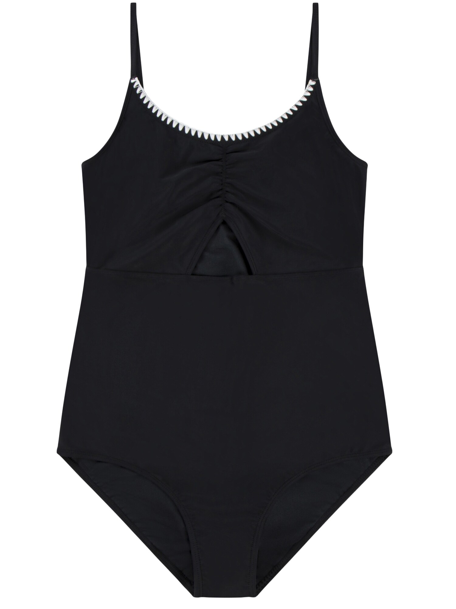 Abercrombie & Fitch Costum de baie întreg  negru / alb