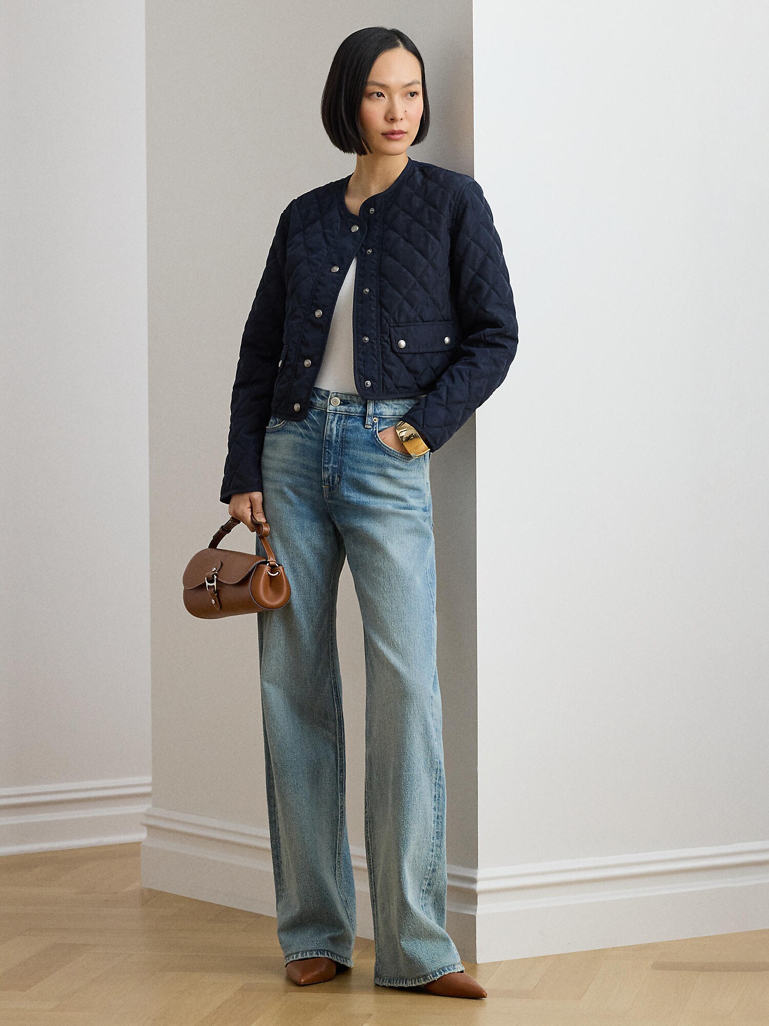 Lauren Ralph Lauren Chaqueta de entretiempo navy – imagen 12