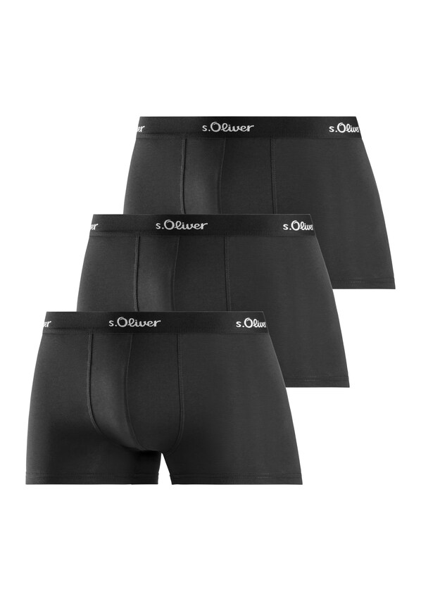 s.Oliver, Boxeralsók, fekete, 1 kép a 4 közül