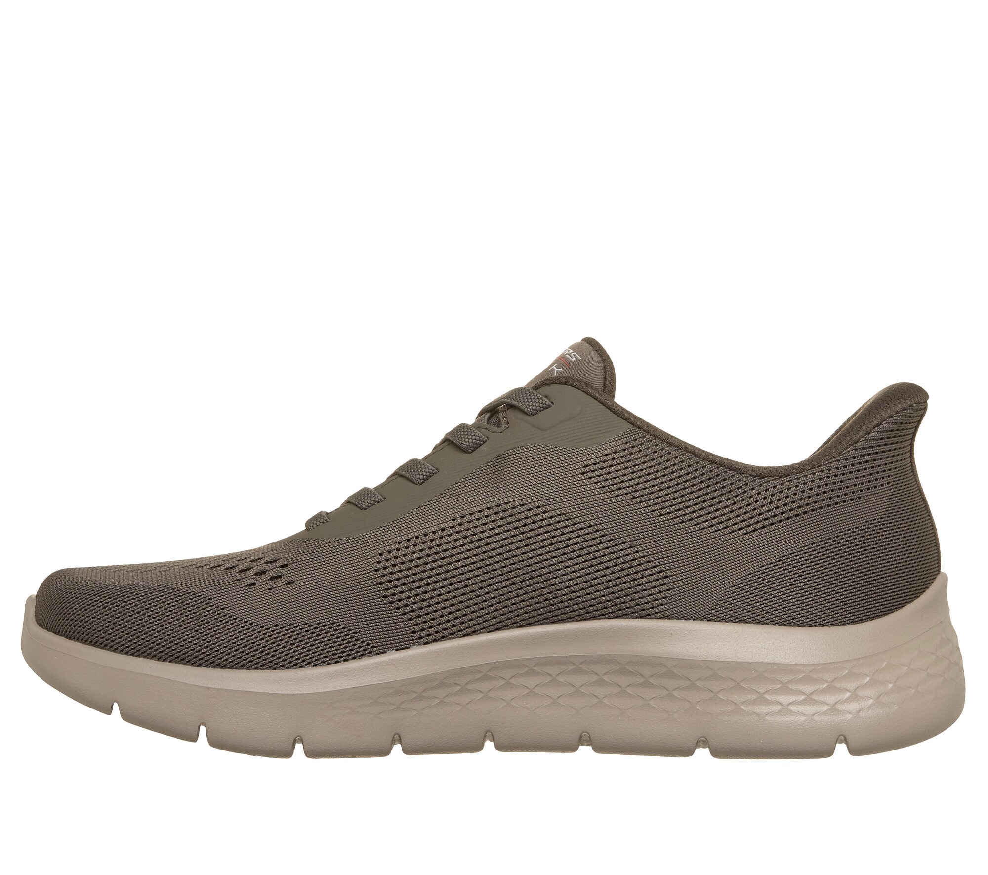 SKECHERS Zapatillas deportivas bajas 'GO WALK FLEX - MASTER'  chocolate / taupe / verde pastel