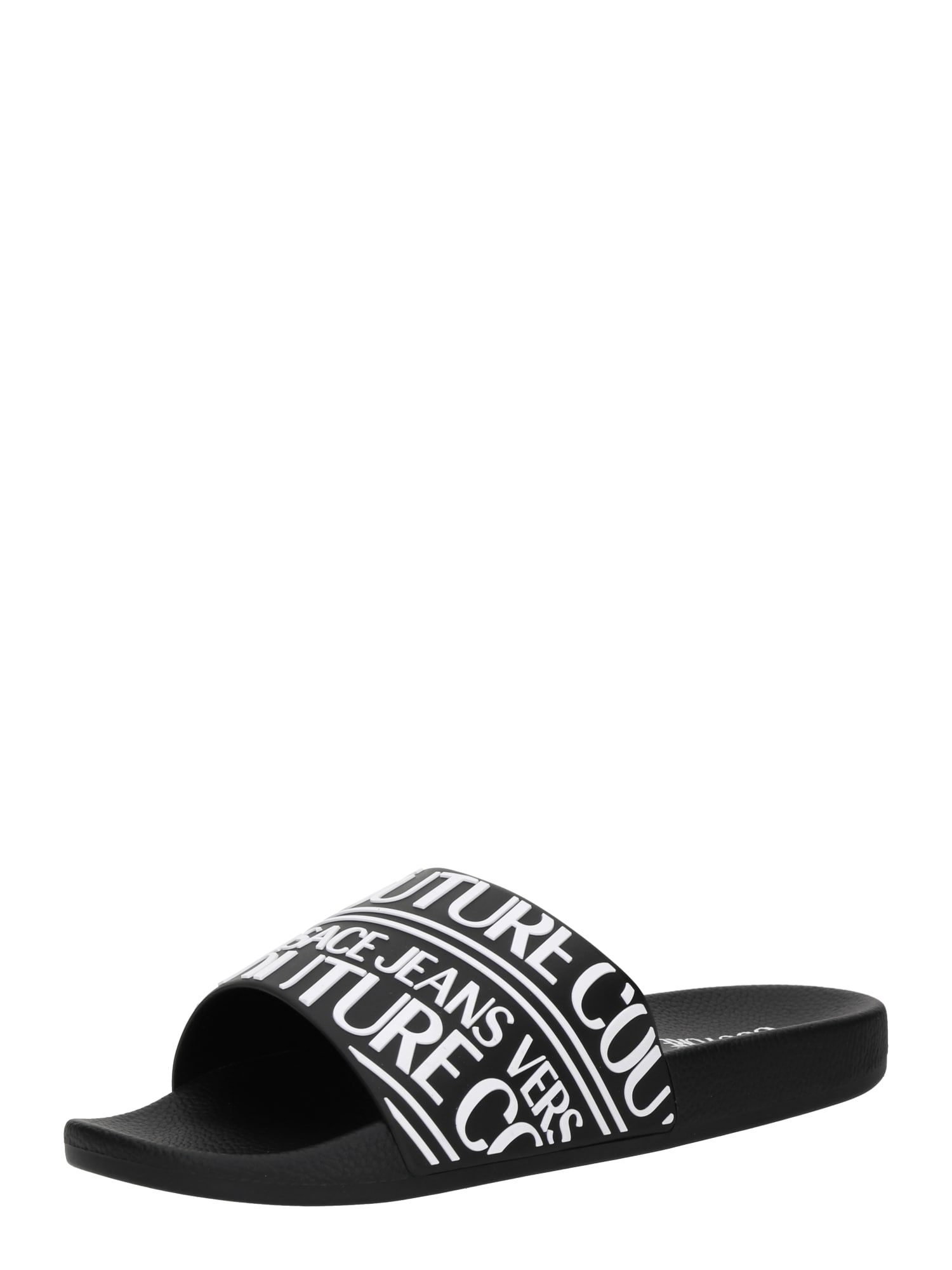 Versace Jeans Couture Papucs  fekete / fehér akciós termékkép 1