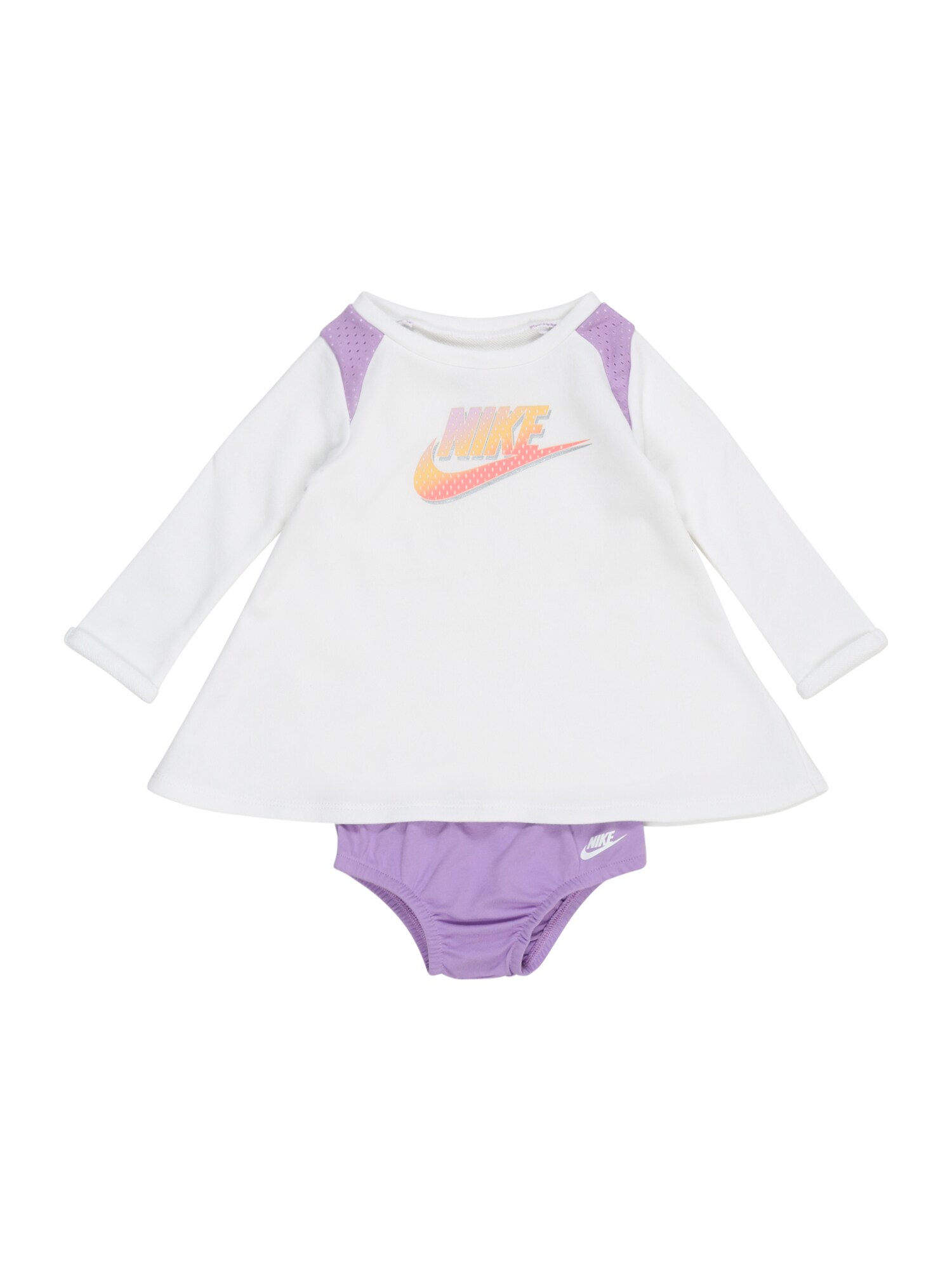 Nike Sportswear Suknelė 'FUTURA'  balta / alyvinė spalva / mišrios spalvos