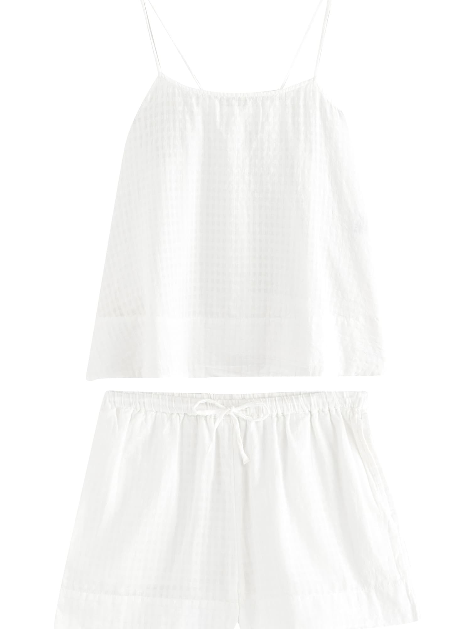 Next Pizsama 'Gingham' fehér akciós termékkép 1