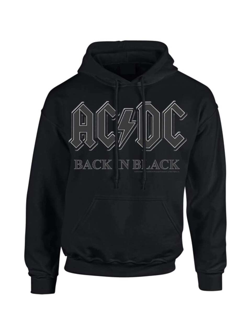 Sweatshirt 'Ac/Dc Back In Black Mens Hoodie Kapuzenpullover'
