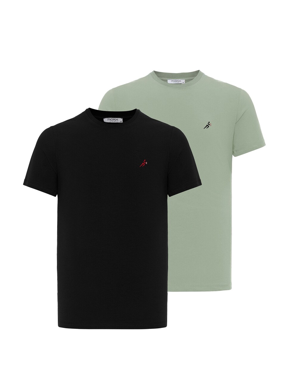 T-shirt grön / röd