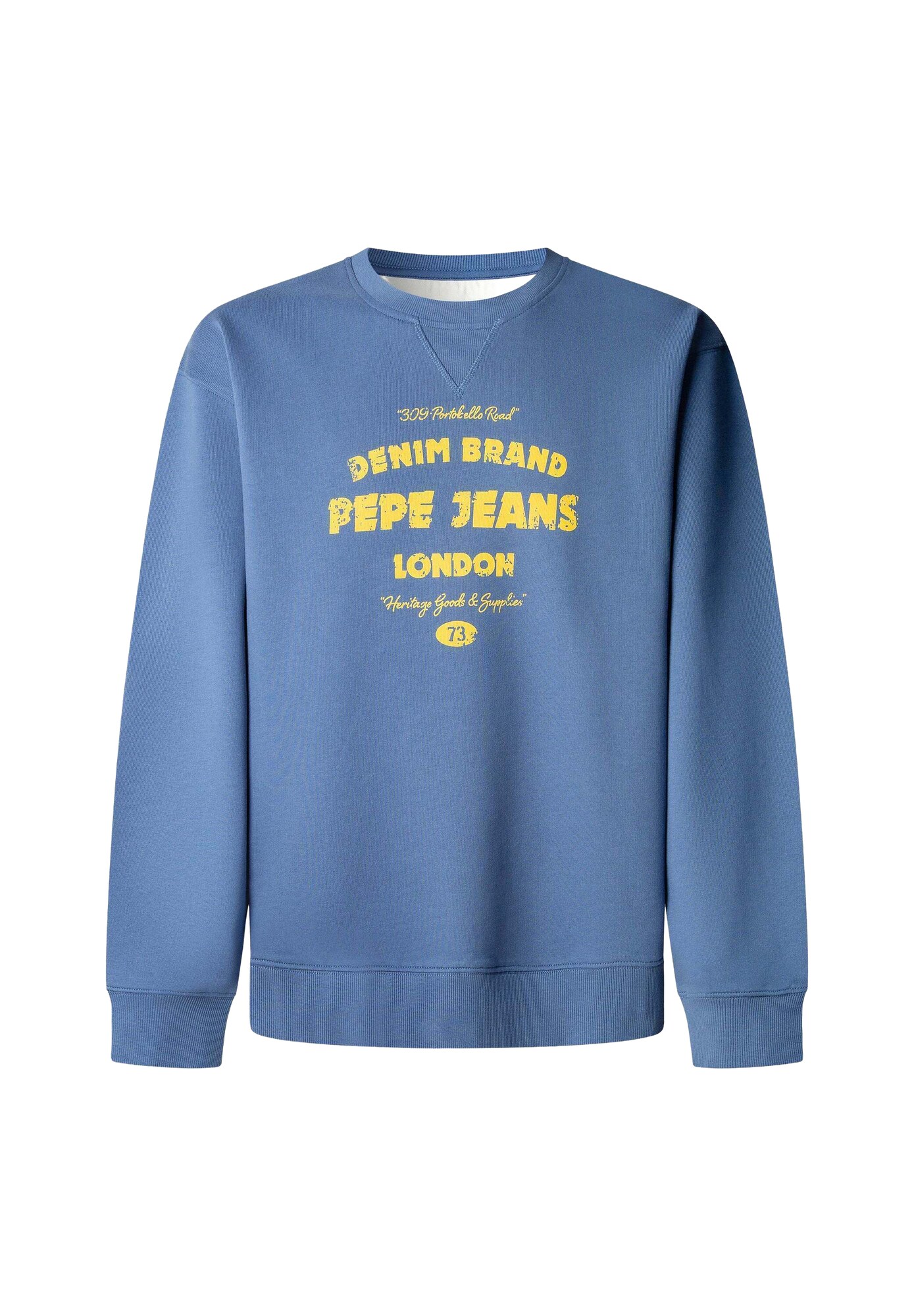 Pepe Jeans Bluză de molton JAXON albastru / galben