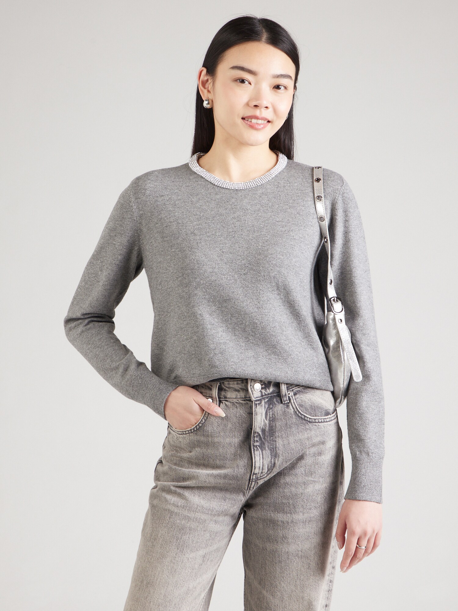 DKNY Pulóver  szürke / átlátszó termék 2. képe