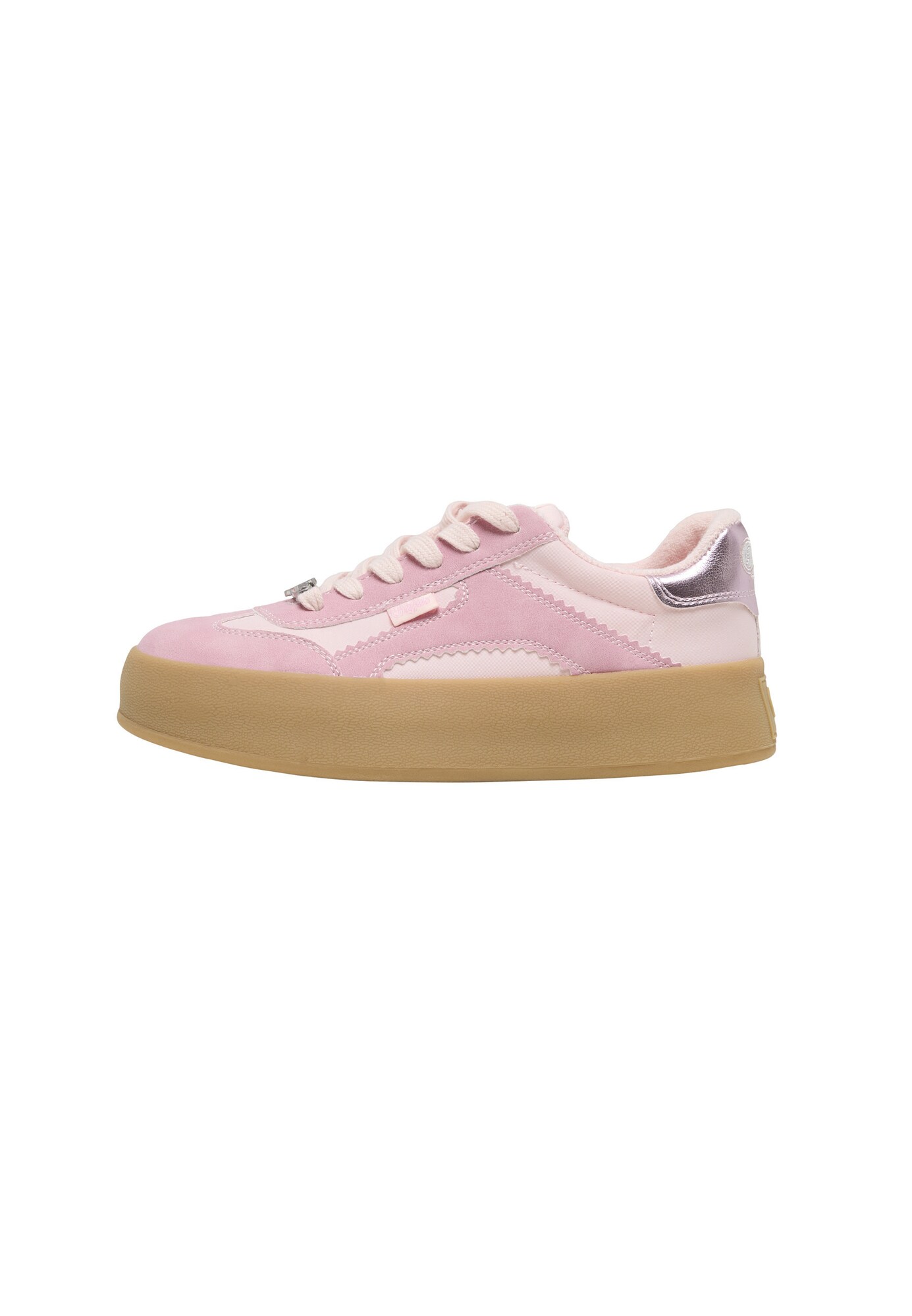BUFFALO Sneaker low 'Cajo'  lila / rosé / roz pal / alb
