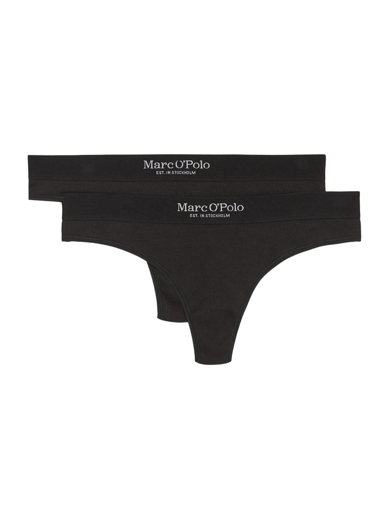 Marc O'Polo Tanga 'Iconic Rib'  negro / blanco