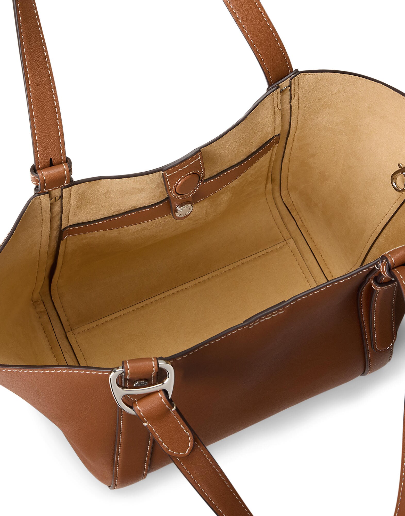 Lauren Ralph Lauren Bolso de hombro cognac – imagen 7