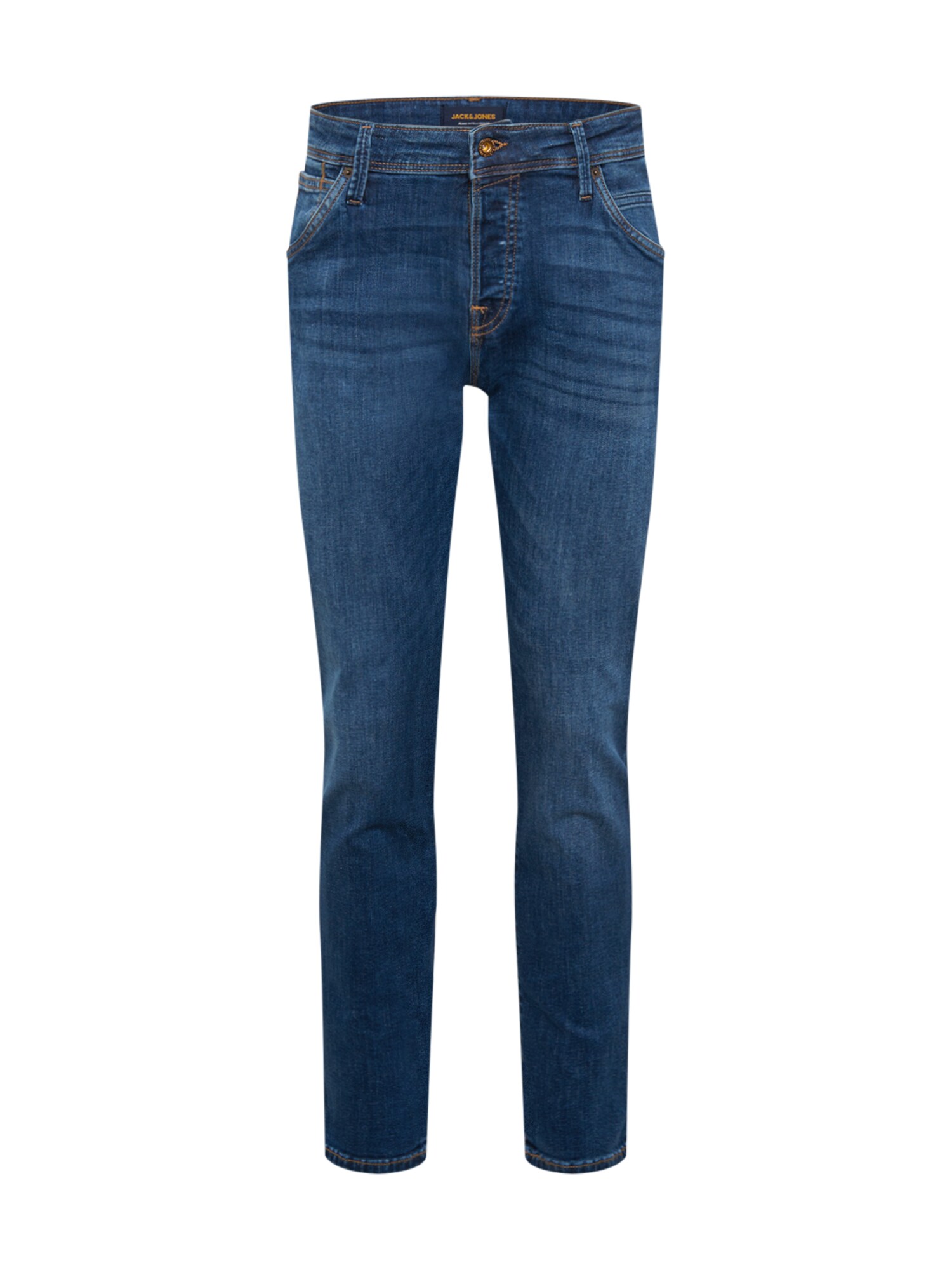 JACK & JONES Džinsai 'GLENN FOX'  tamsiai (džinso) mėlyna / mėlyna