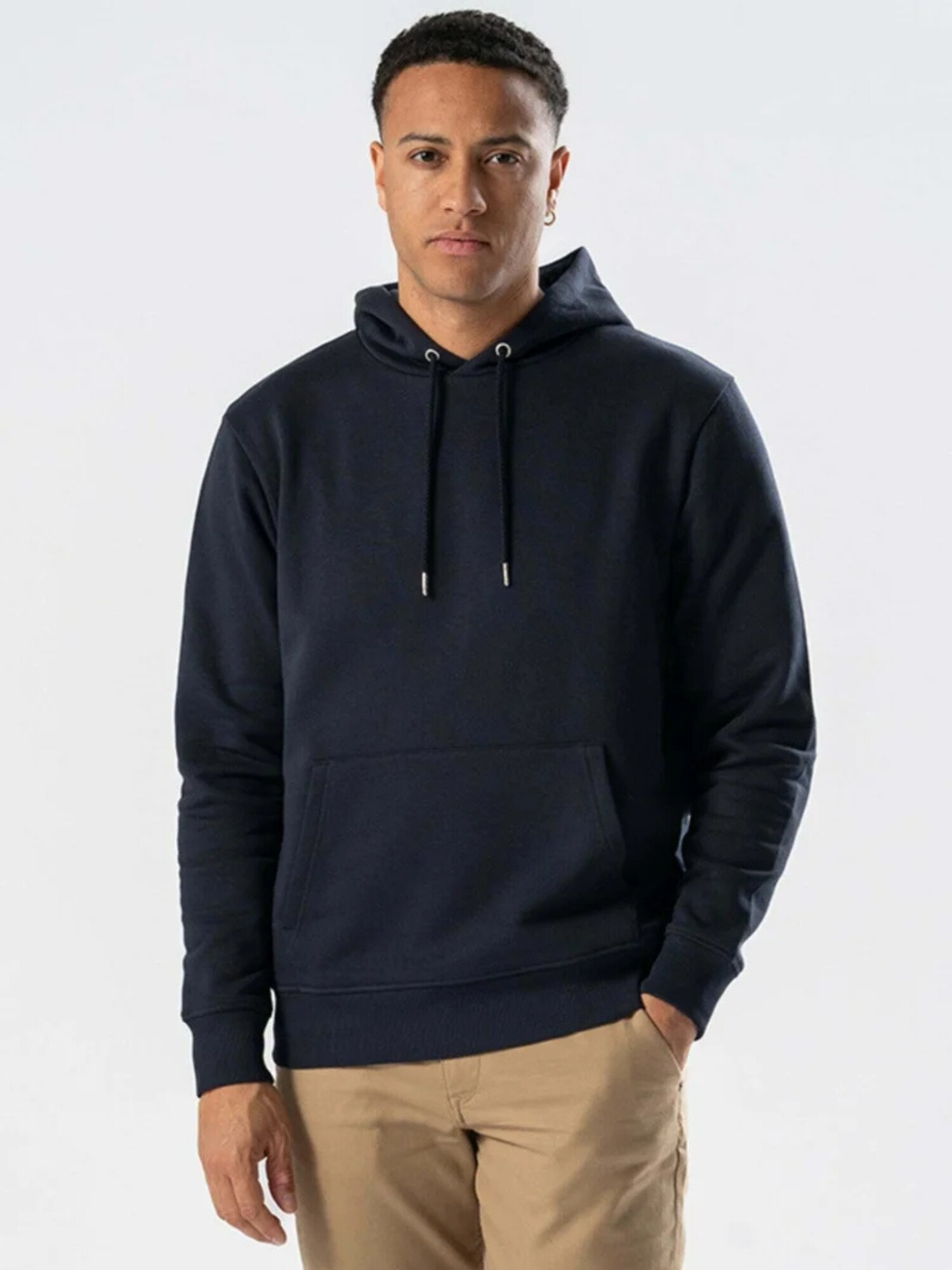 TEESHOPPEN Pulover ' Sweatshirt Hoodie '  bleumarin