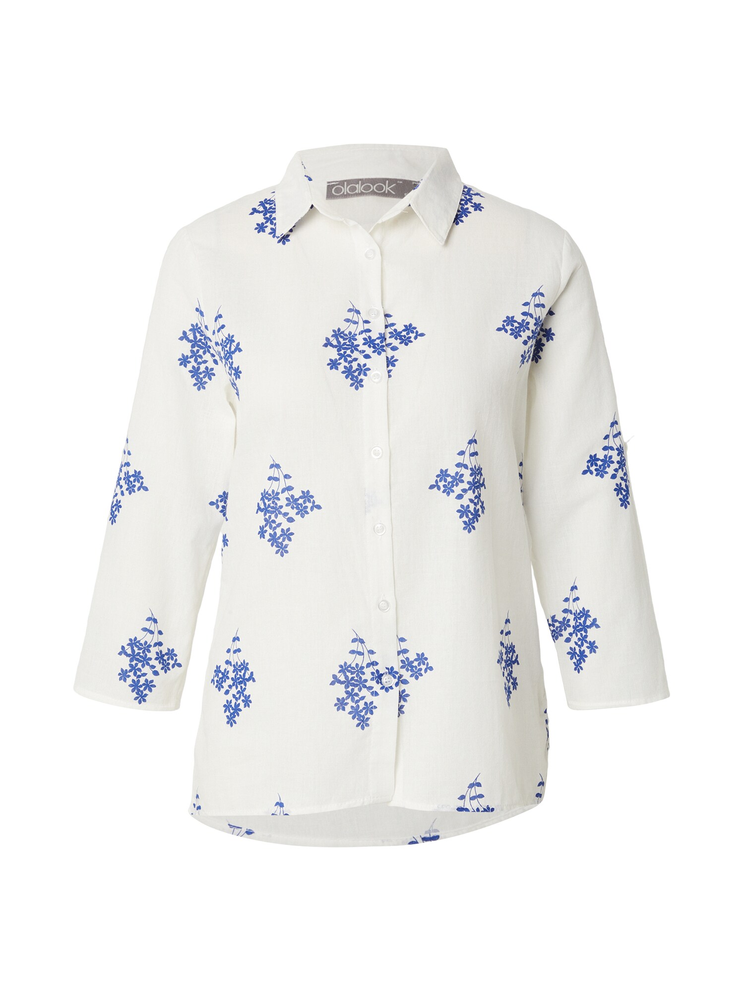 Olalook Bluză Albastru / Alb-image