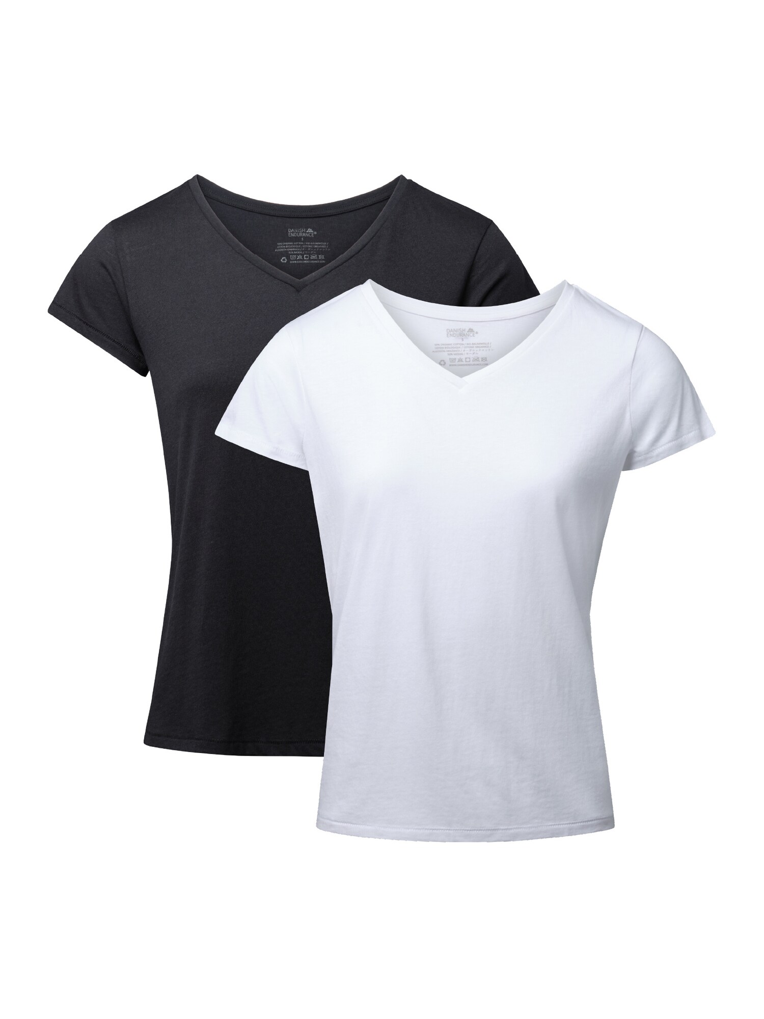 Danish Endurance Shirt 'V' Zwart / Wit