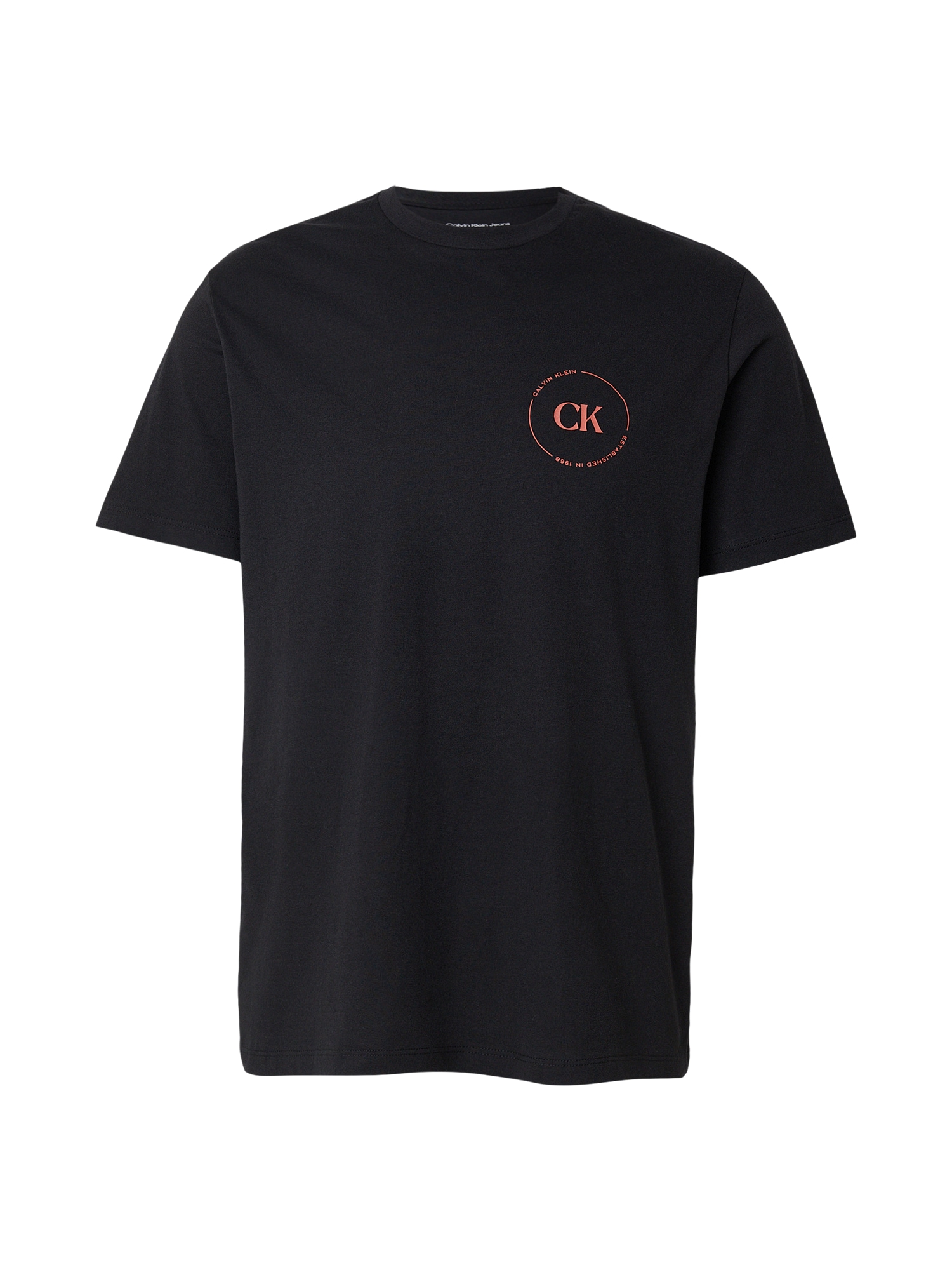 Calvin Klein Jeans Tricou  roz deschis / negru