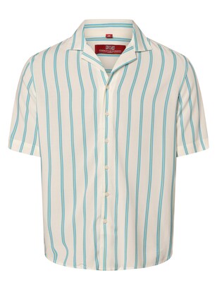 Finshley & Harding London Overhemd Ecru / Aqua