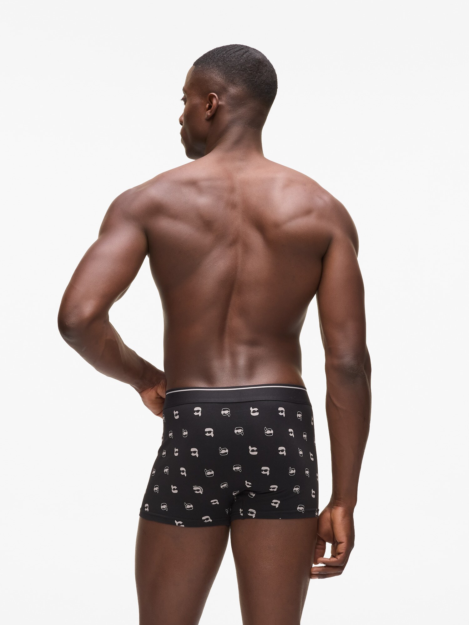 Karl Lagerfeld Boxerky čierna / biela (obrázok 3)