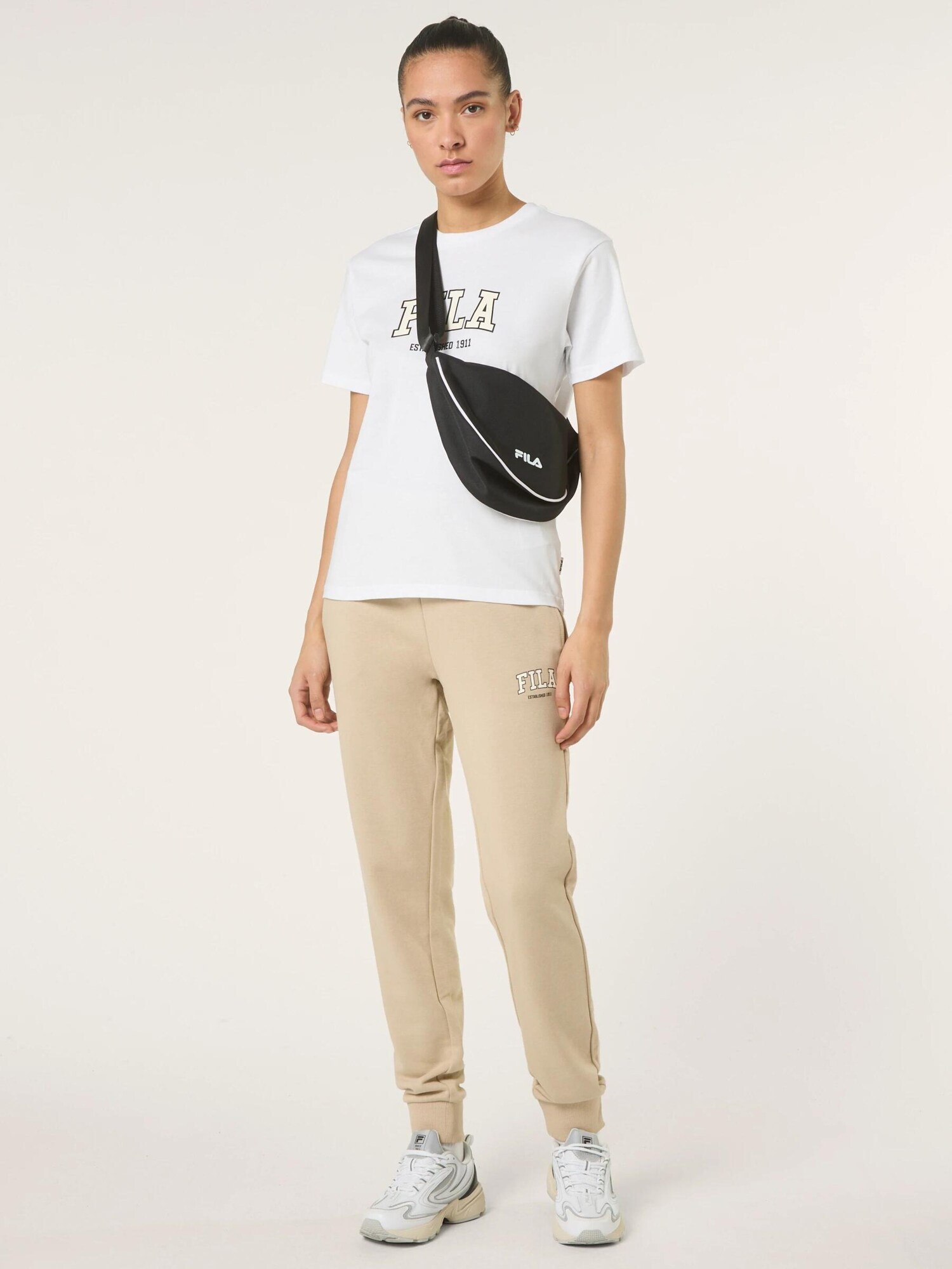 FILA Camiseta 'RIFREDI regular graphic t-shirt'  blanco – imagen 3