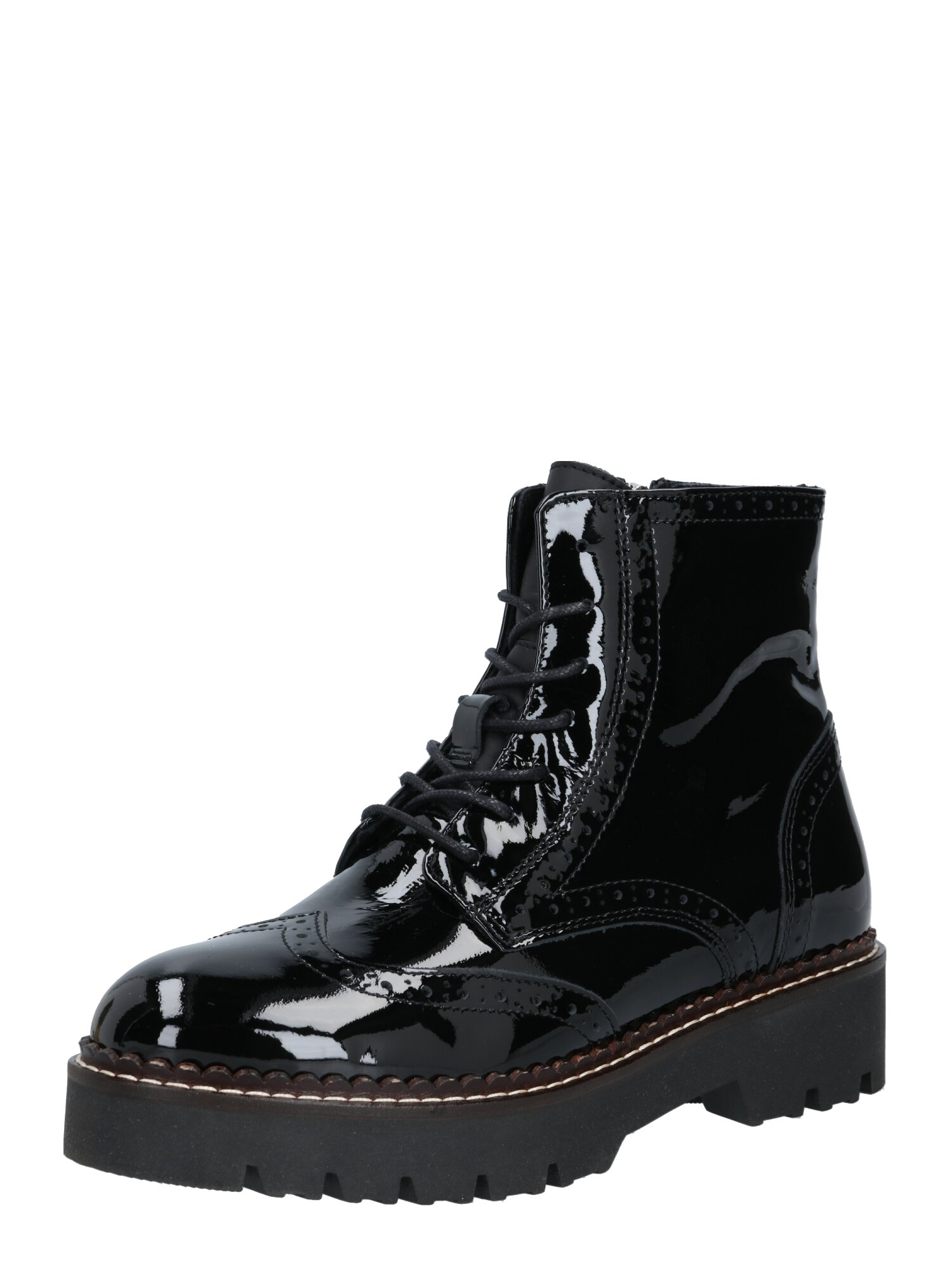 SCOTCH & SODA Suvarstomieji kulkšnis dengiantys batai 'Olivine'  juoda