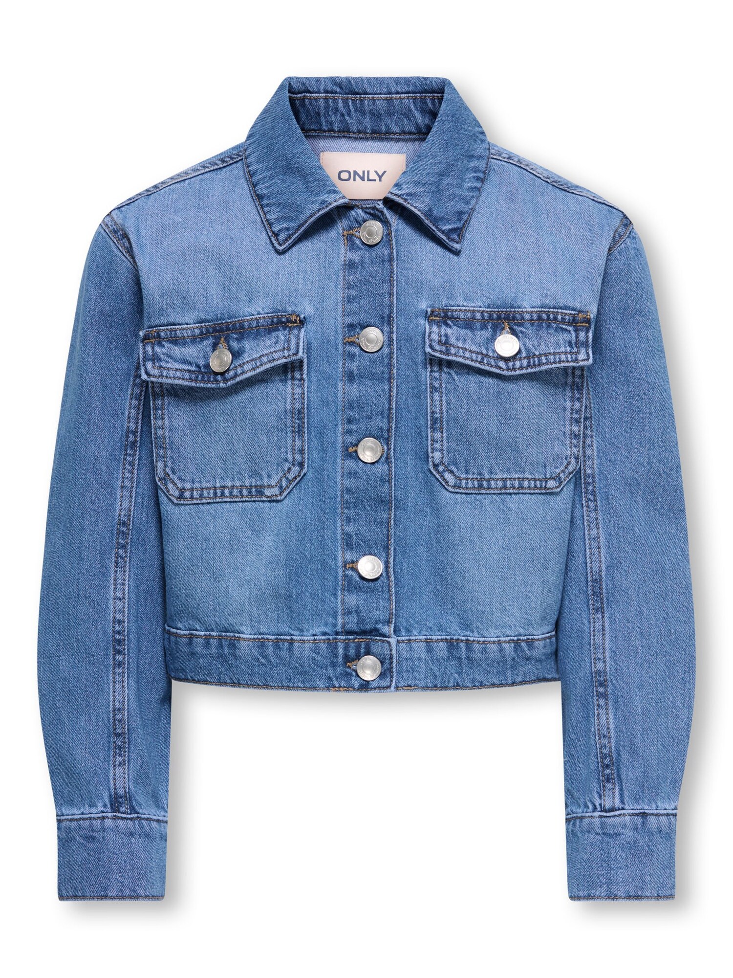 ONLY GIRLS Prechodná bunda 'KOGLumi' modrá denim