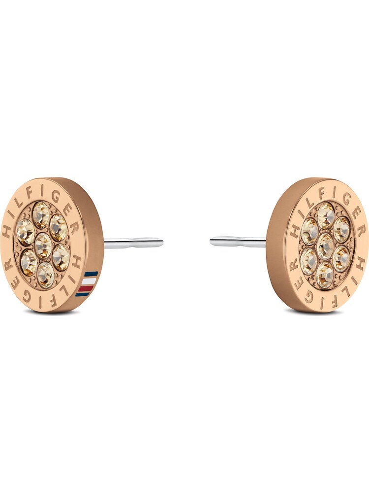 TOMMY HILFIGER Ohringe Damen Größe One Size rosegold