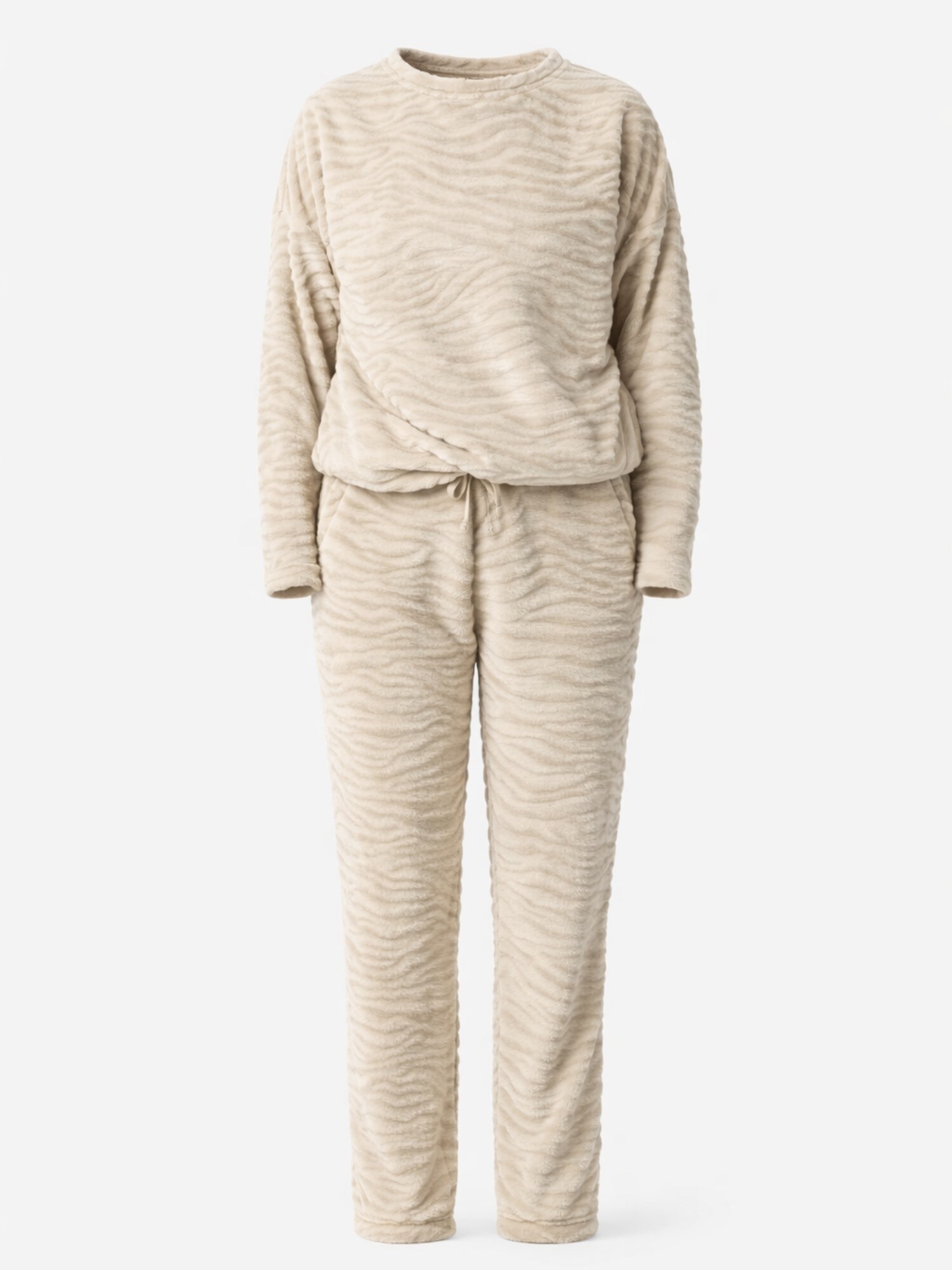LEAFLETIC Traje para estar en casa 'Leafletic Women’s Tunic and Jogger Set'  greige