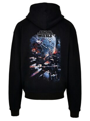 F4NT4STIC Sweatshirt ‘Star Wars Space Fight’ Blauw / Rood / Zwart / Wit