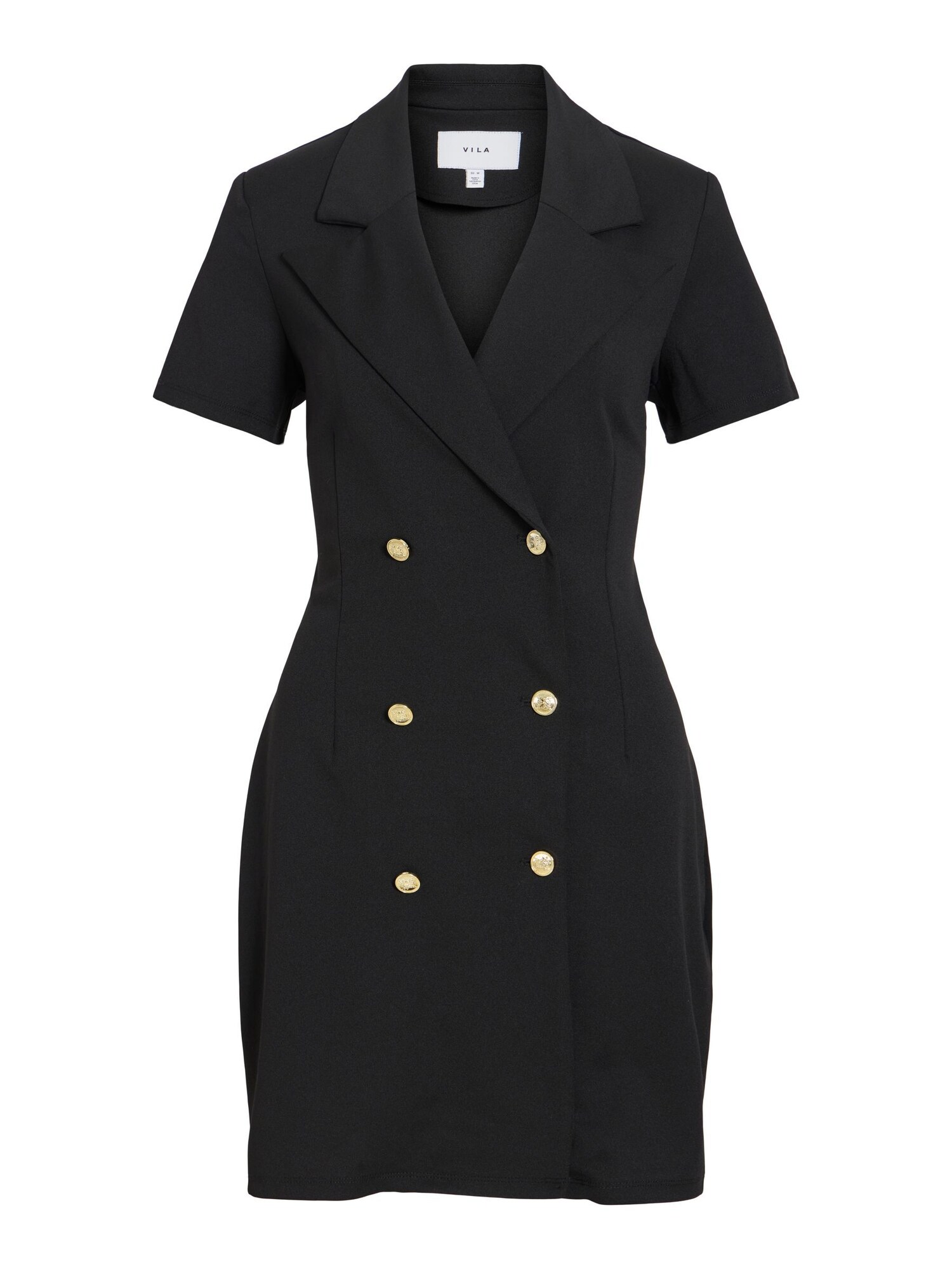 VILA Vestido camisero 'VIClara'  negro