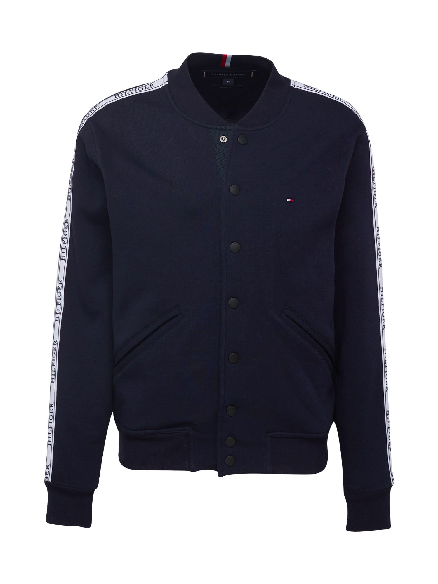 Tommy Hilfiger TOMMY HILFIGER Sweatjacke nachtblau / rot / weiß