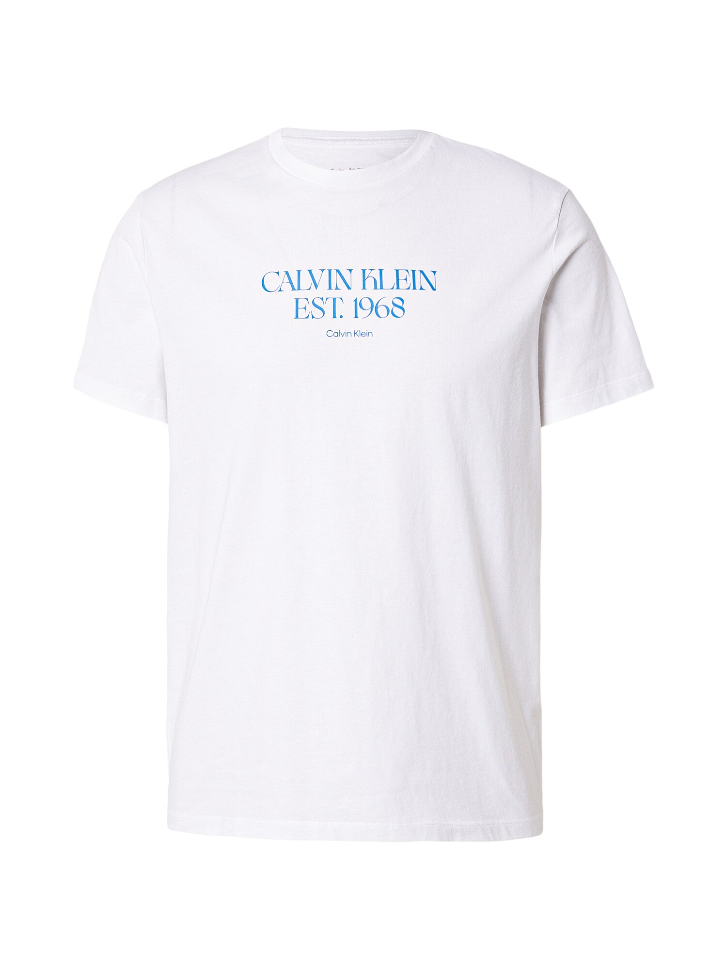 Calvin Klein Jeans Tricou 30S  azur / alb