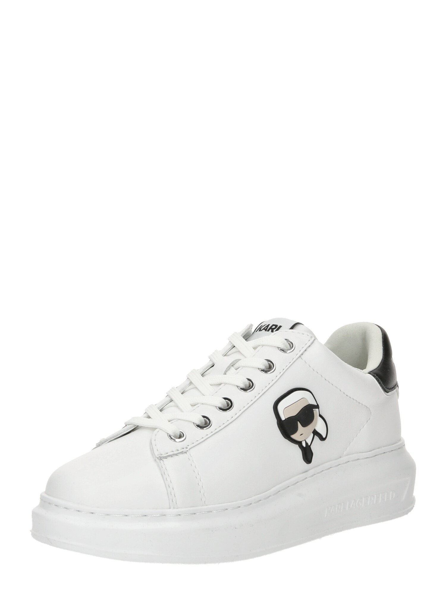 Karl Lagerfeld Sneaker low  bej / negru / alb