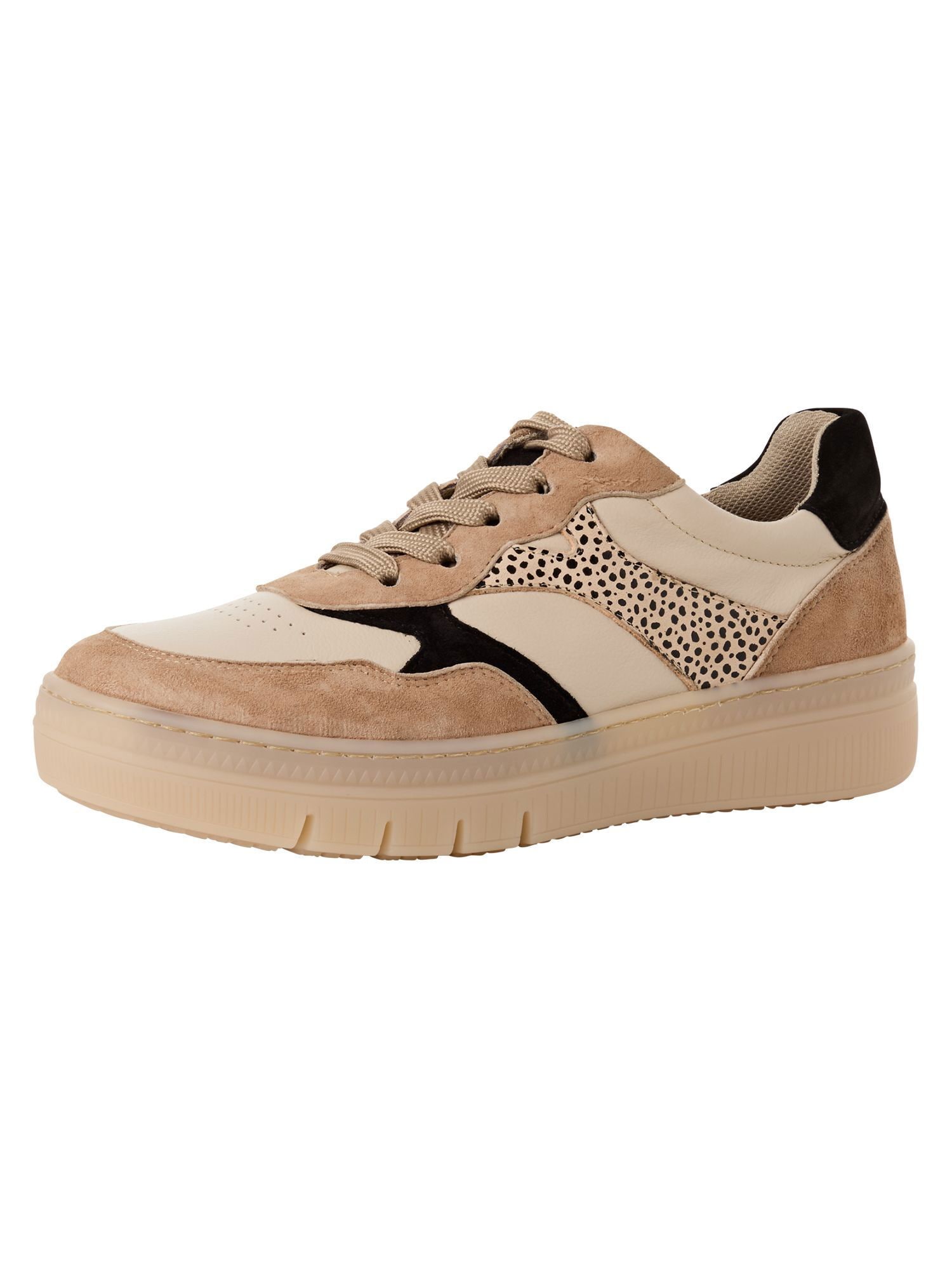 Tamaris Sneaker low  bej amestecat / negru