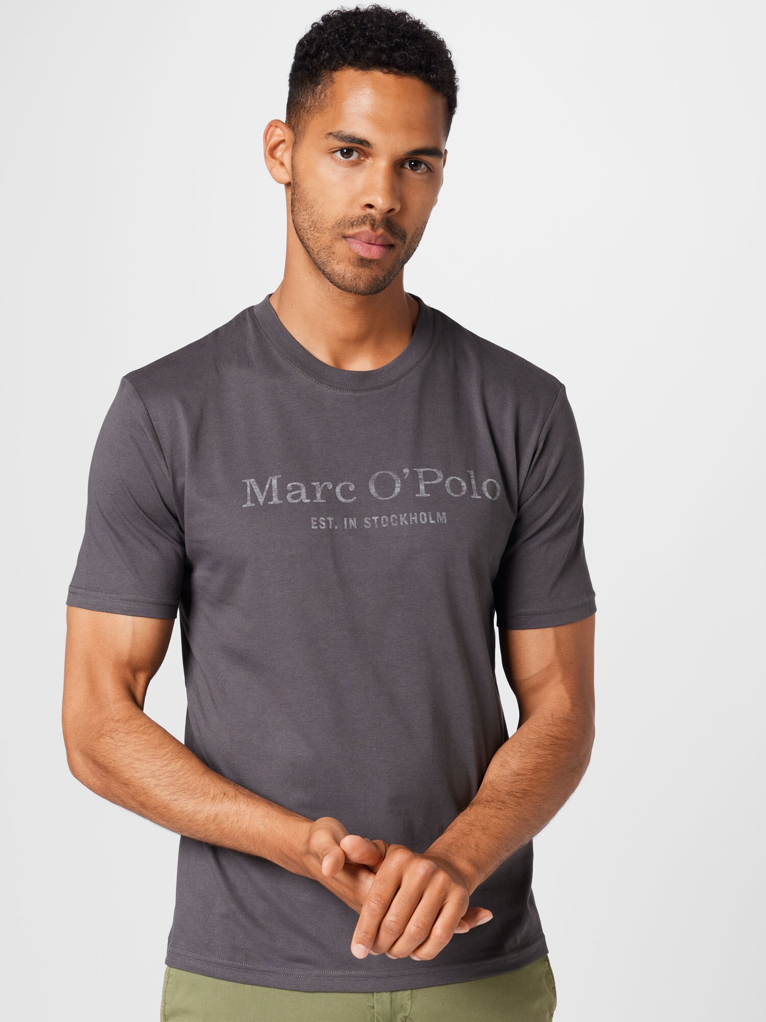 Marc O'Polo Póló  taupe / szürke melír termék 2. képe