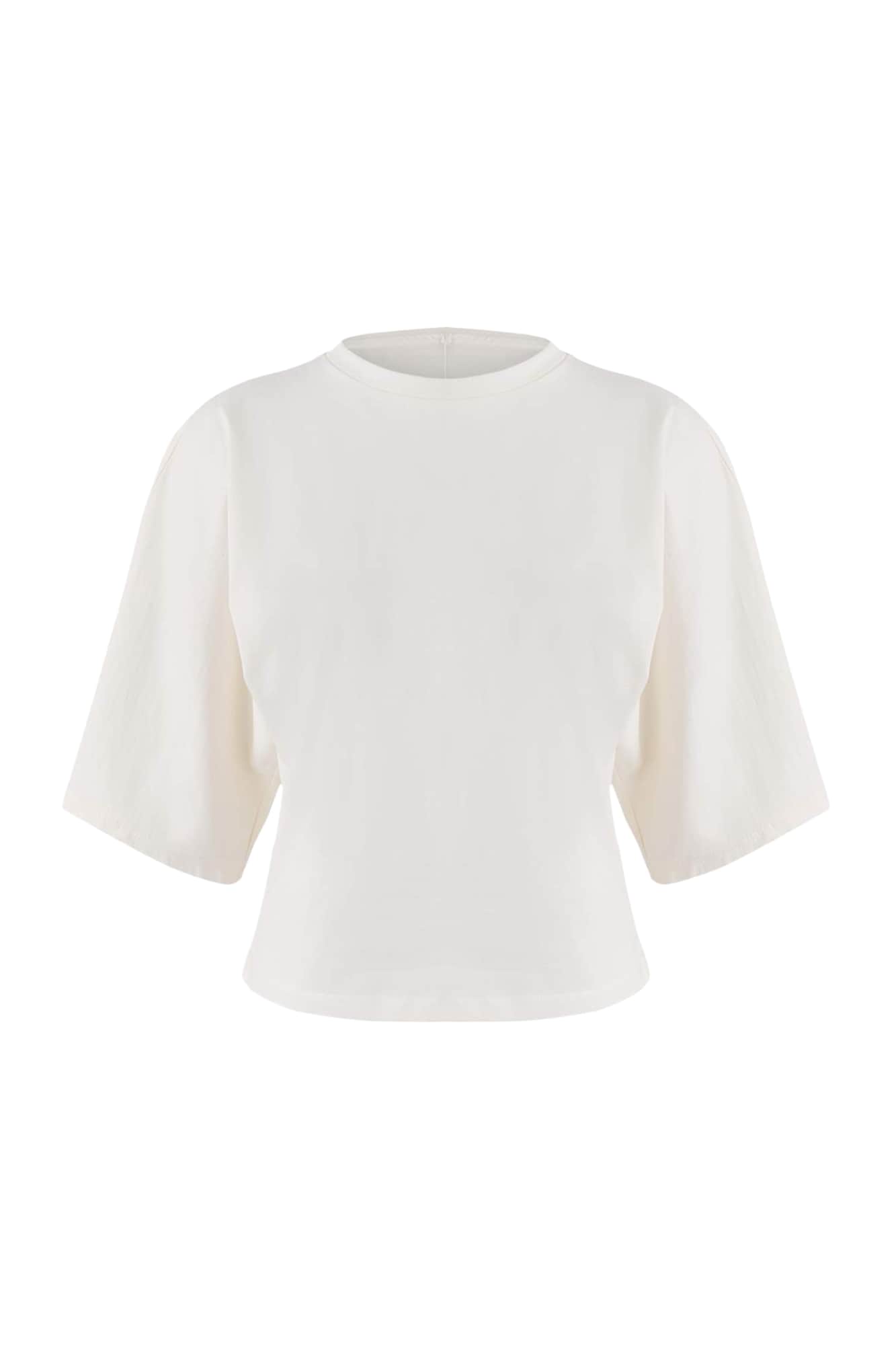 Trendyol Tricou alb natural