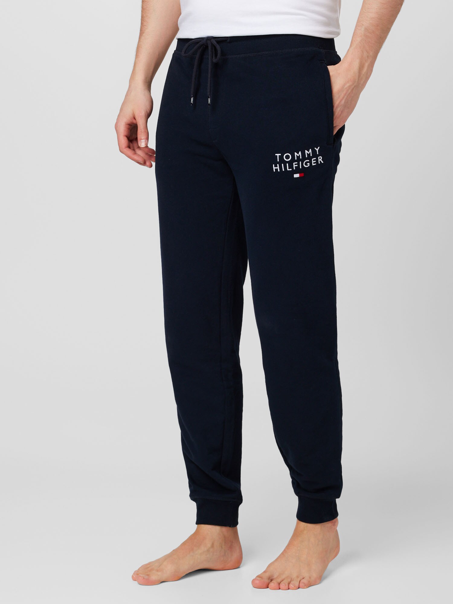 Tommy Hilfiger Underwear Pizsama nadrágok  éjkék / tűzpiros / fehér termék 2. képe