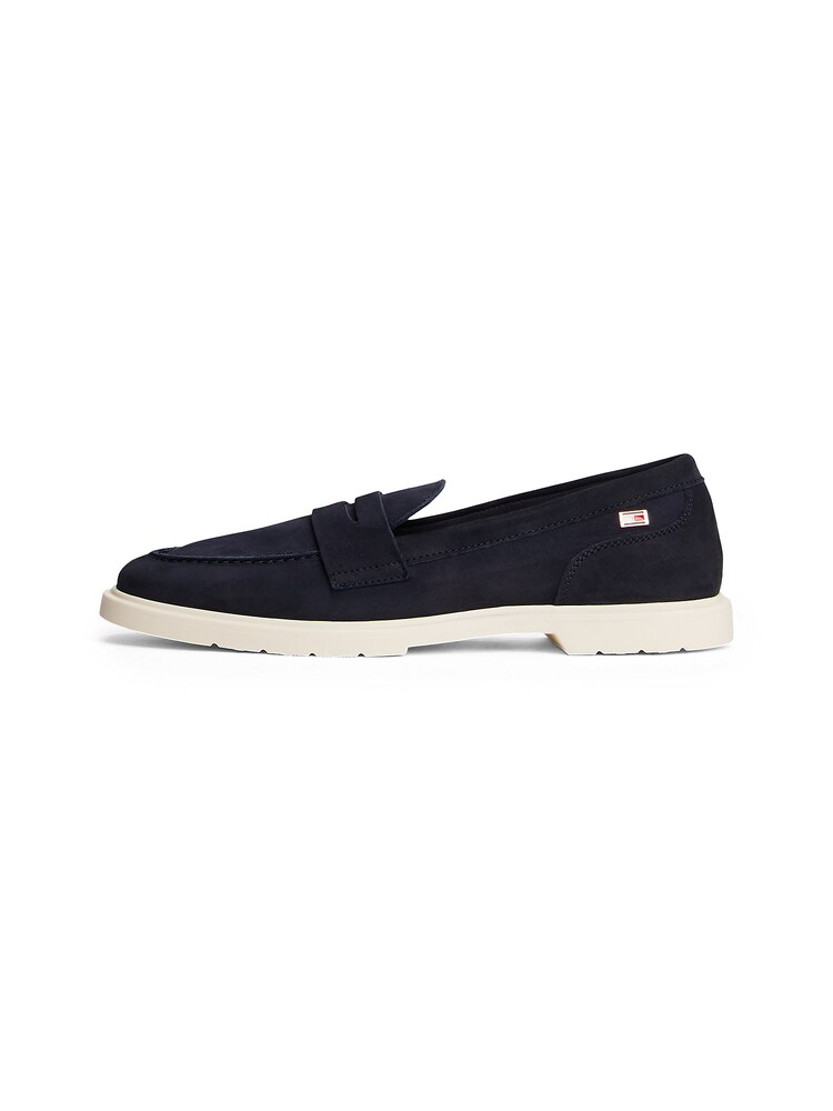 TOMMY HILFIGER Slipper Damen Größe 42 navy / weiß