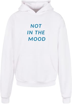 Merchcode Sweatshirt ‘NITM – Italic’ Azuur / Wit