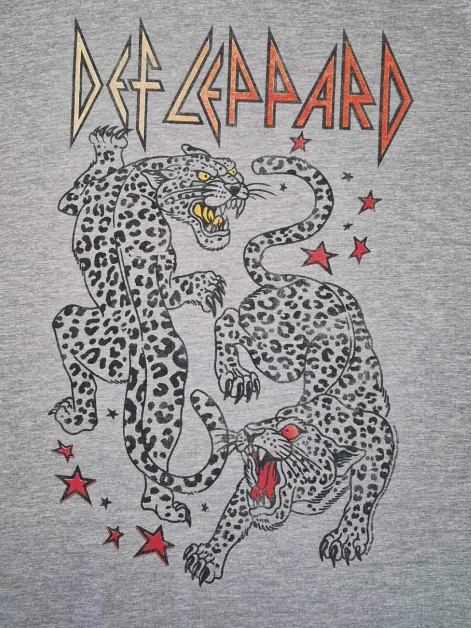 Def Leppard Camiseta 'Def Leppard Double Leppard T-Shirt'  gris – imagen 3