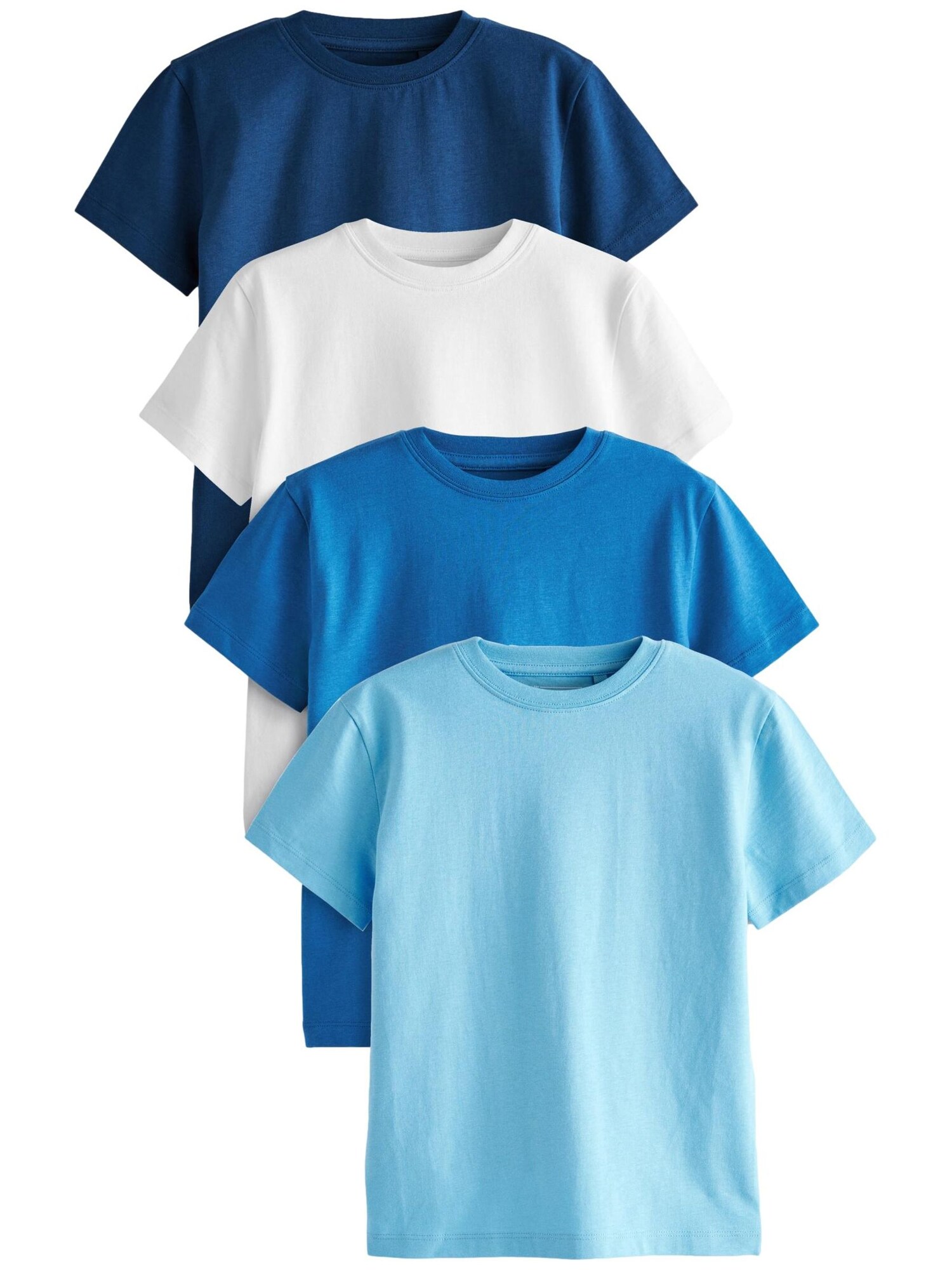 Next Tricou  albastru / alb