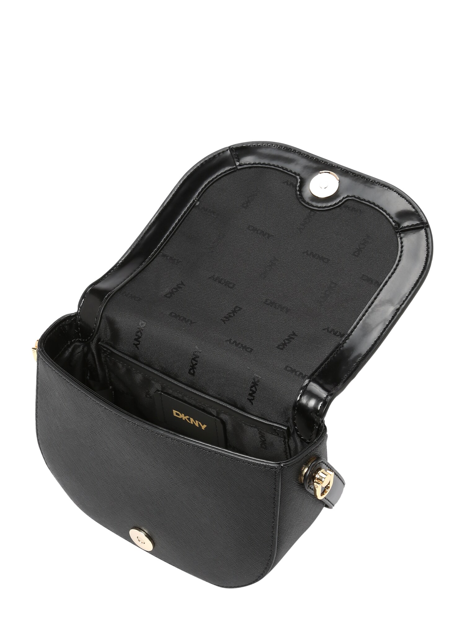 DKNY Bolso de hombro 'Echo'  oro / negro