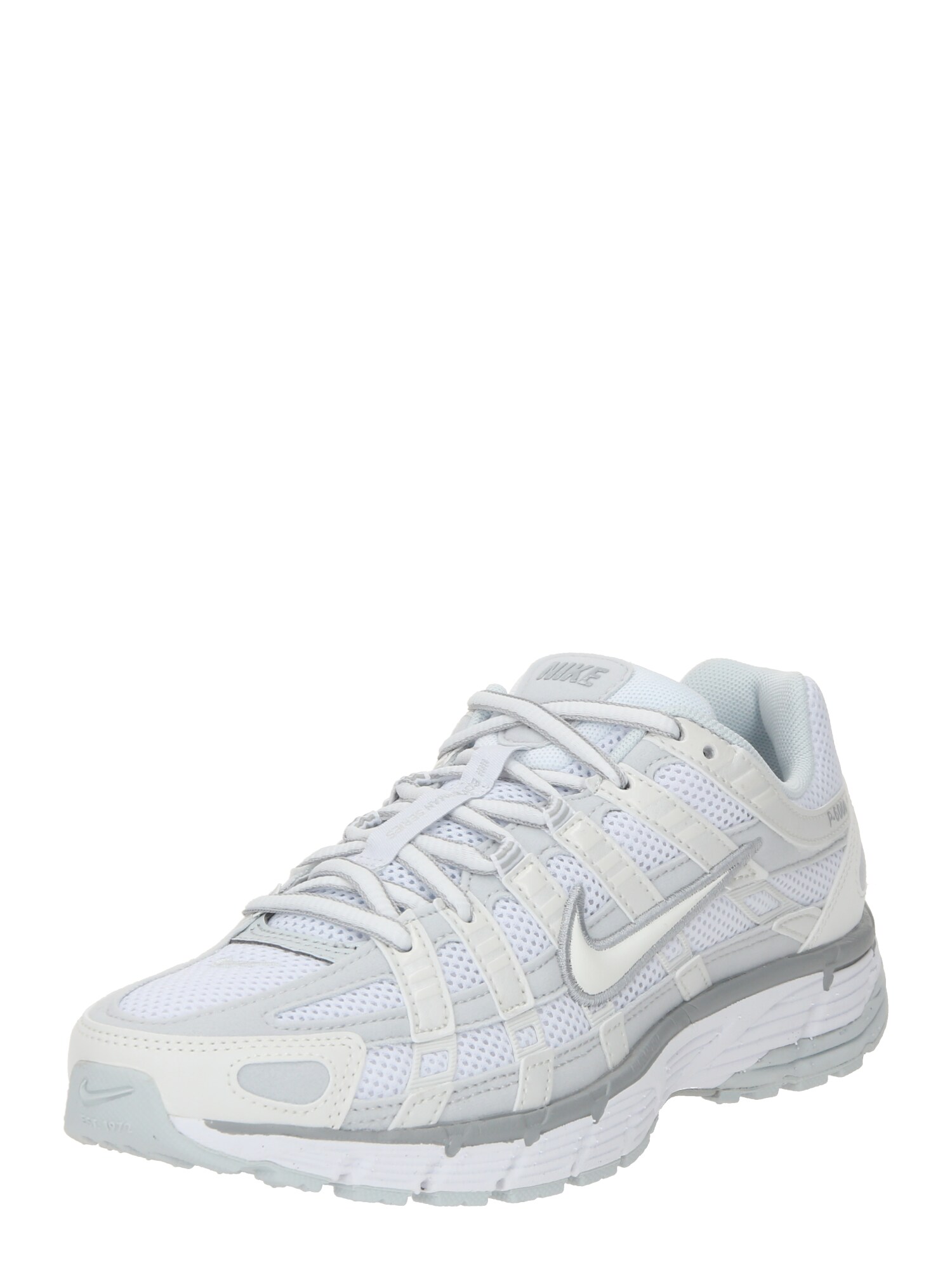 Nike Sportswear Nízke tenisky 'P-6000'  sivá / biela