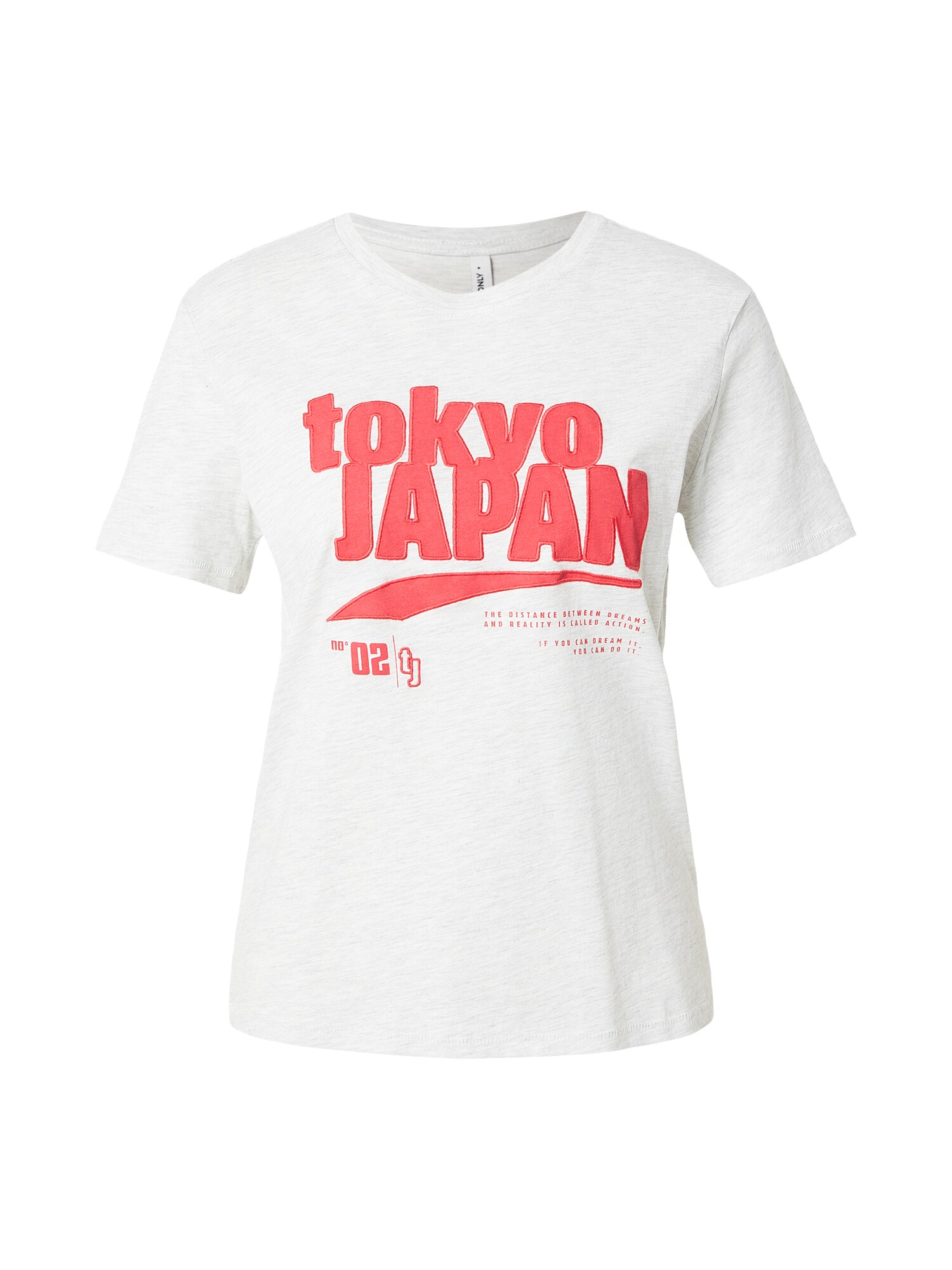 ONLY Tricou  gri deschis / sângeriu