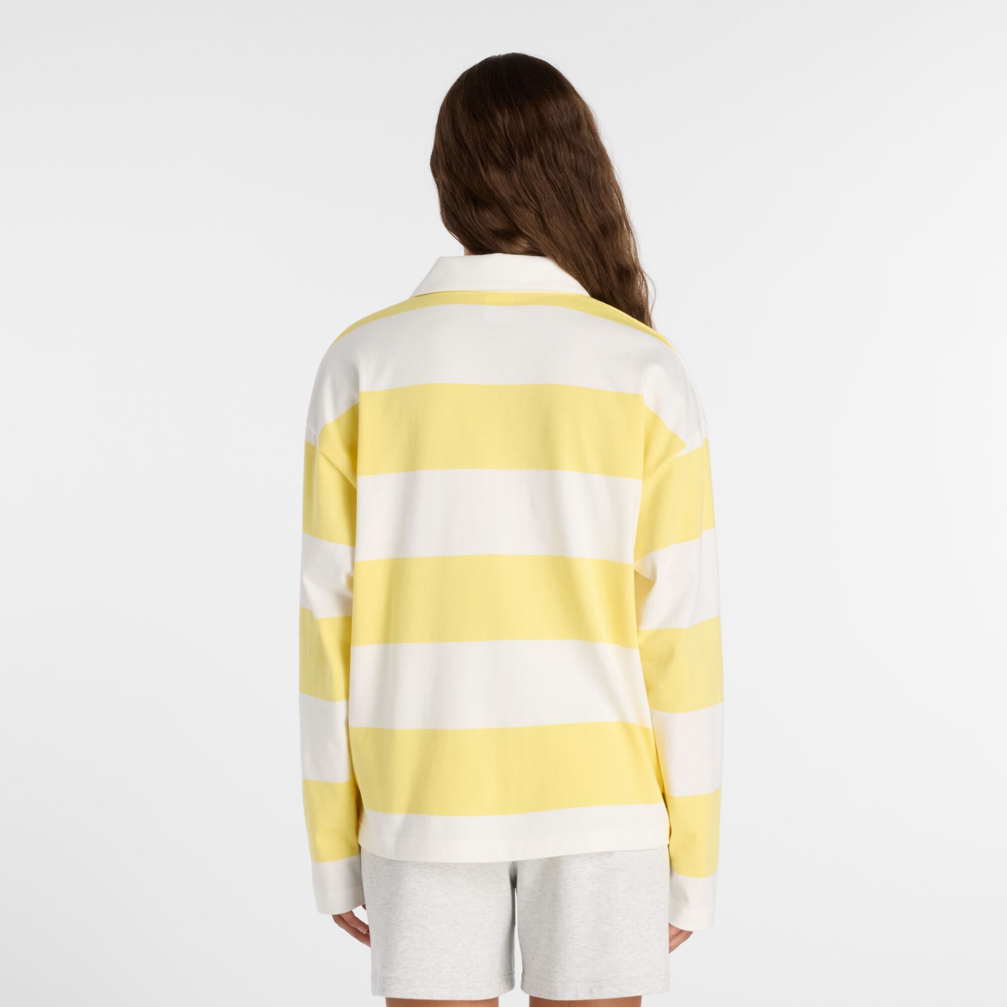 New balance Camiseta  amarillo / blanco – imagen 3