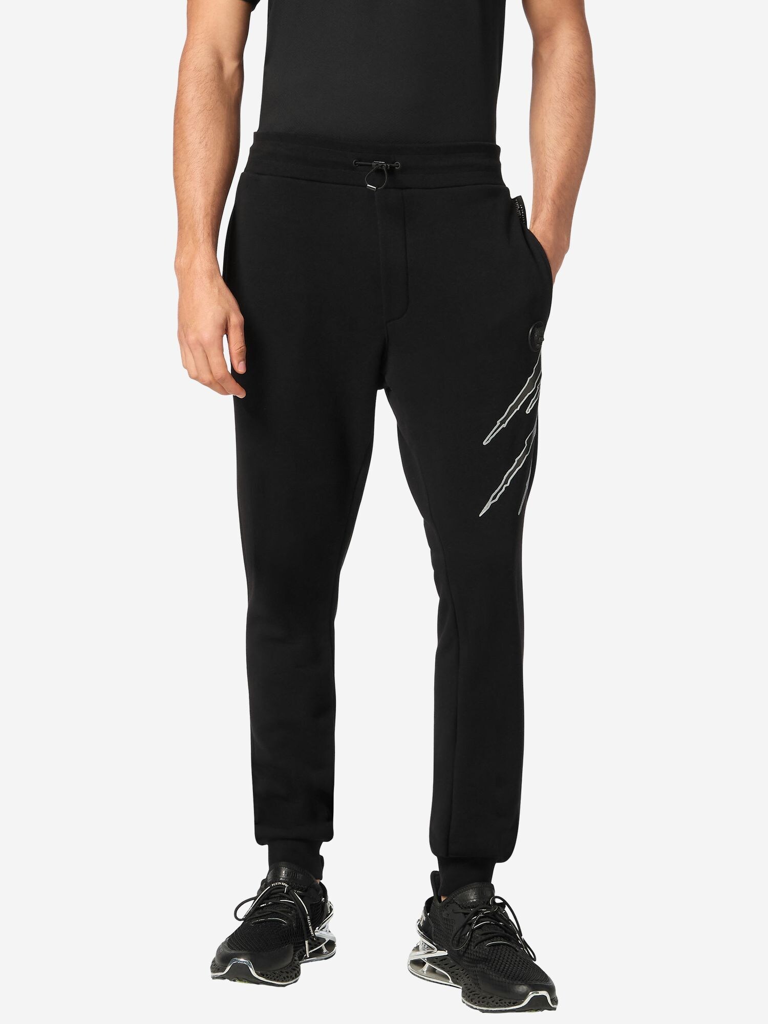 Plein Sport Pantalón 'Scratch' negro / blanco – imagen 10
